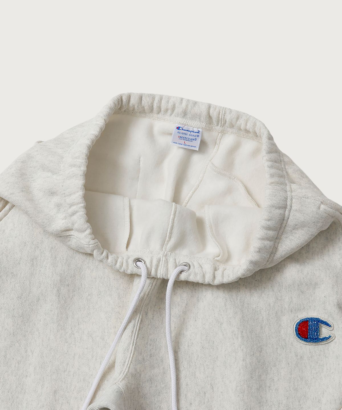 챔피온(CHAMPION) 챔피온 X 언더커버 리버스위브 스트럭처드 스웨트 팬츠 Oatmeal
