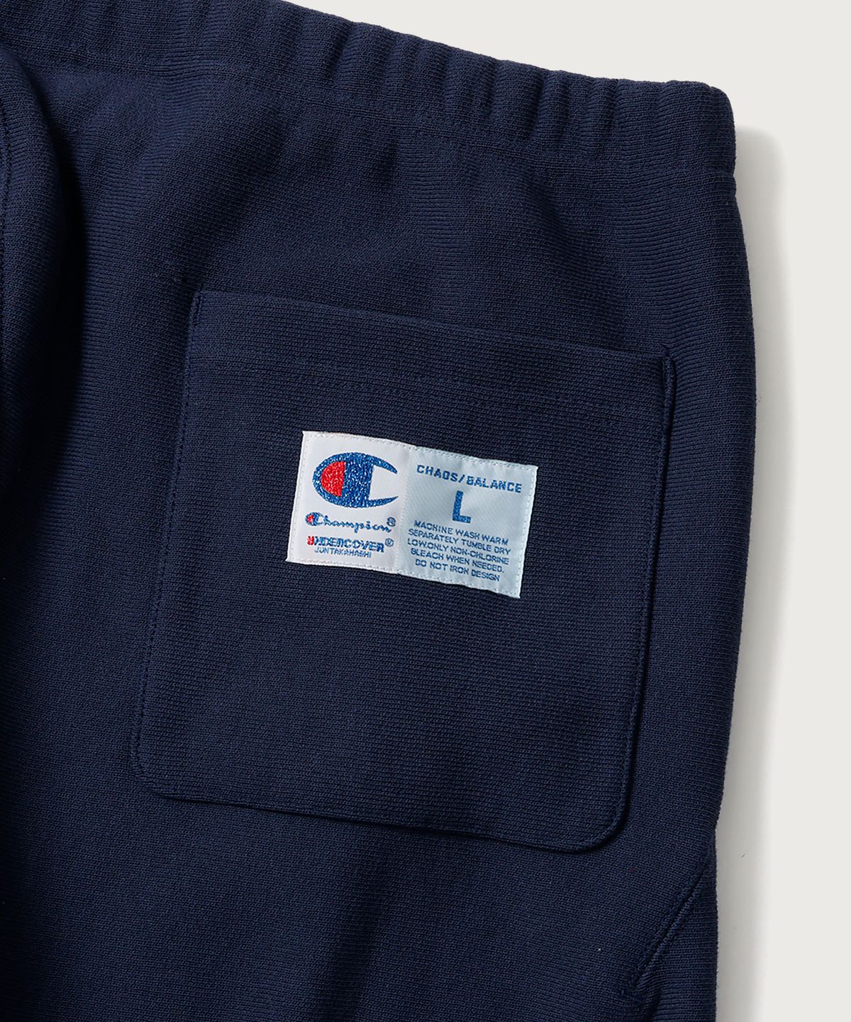 챔피온(CHAMPION) 챔피온 X 언더커버 리버스위브 스트럭처드 스웨트 팬츠 Dark Navy