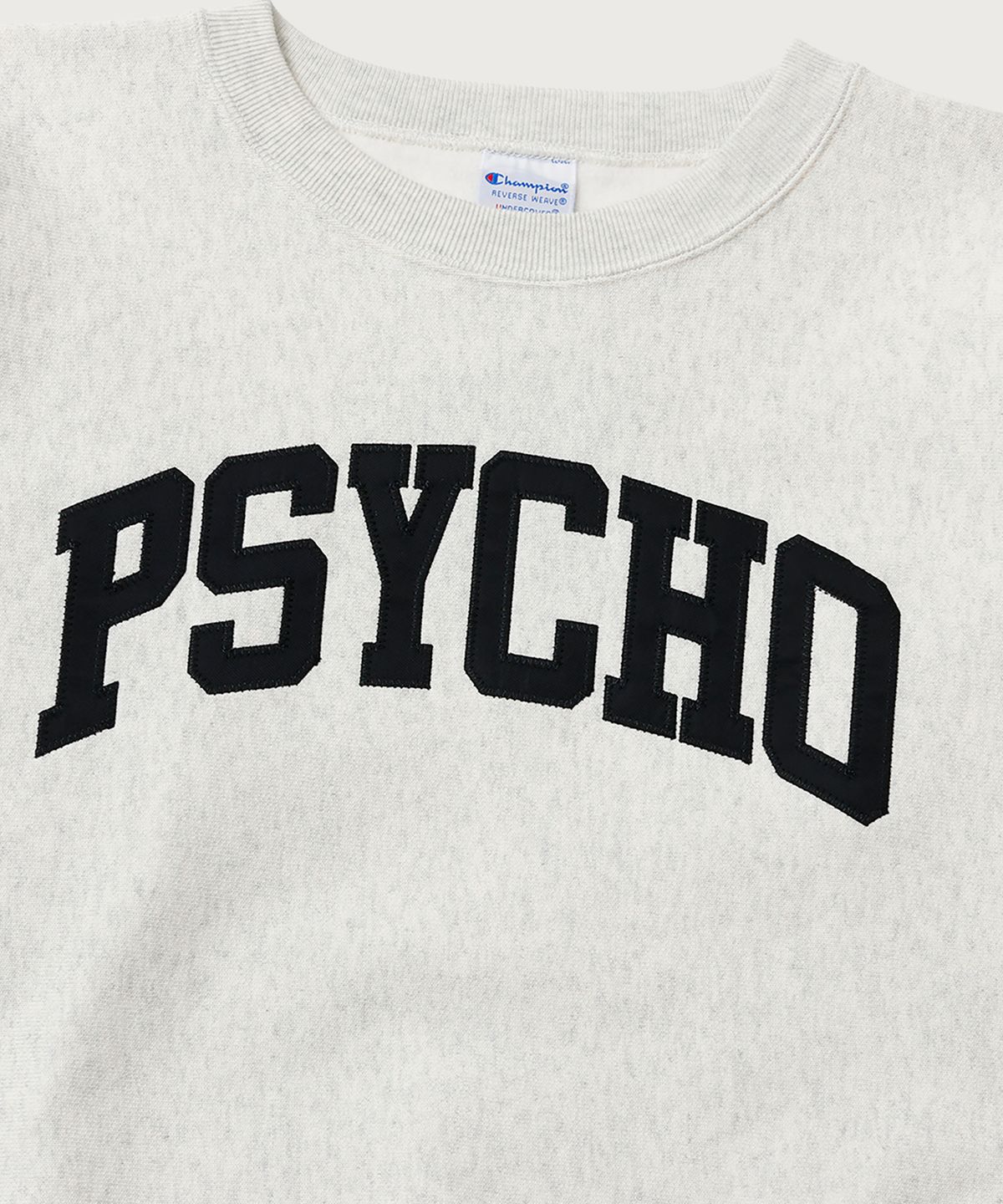 챔피온(CHAMPION) 챔피온 X 언더커버 리버스위브 PSYCHO 스웨트셔츠 Oatmeal