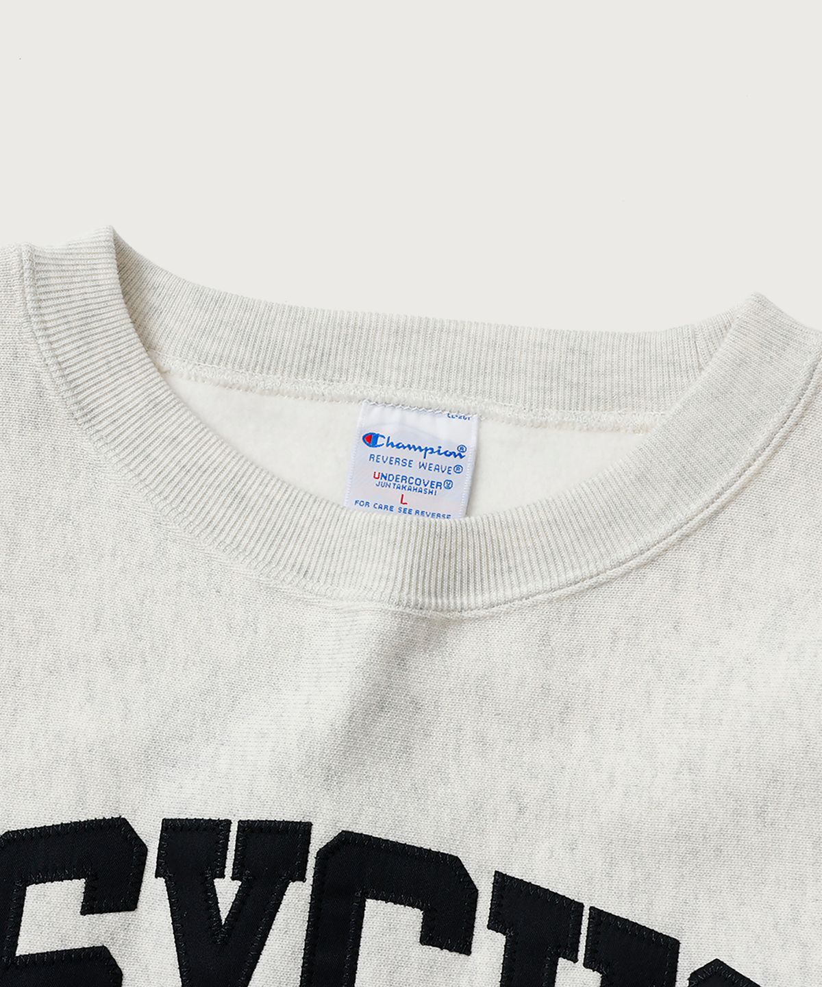 챔피온(CHAMPION) 챔피온 X 언더커버 리버스위브 PSYCHO 스웨트셔츠 Oatmeal
