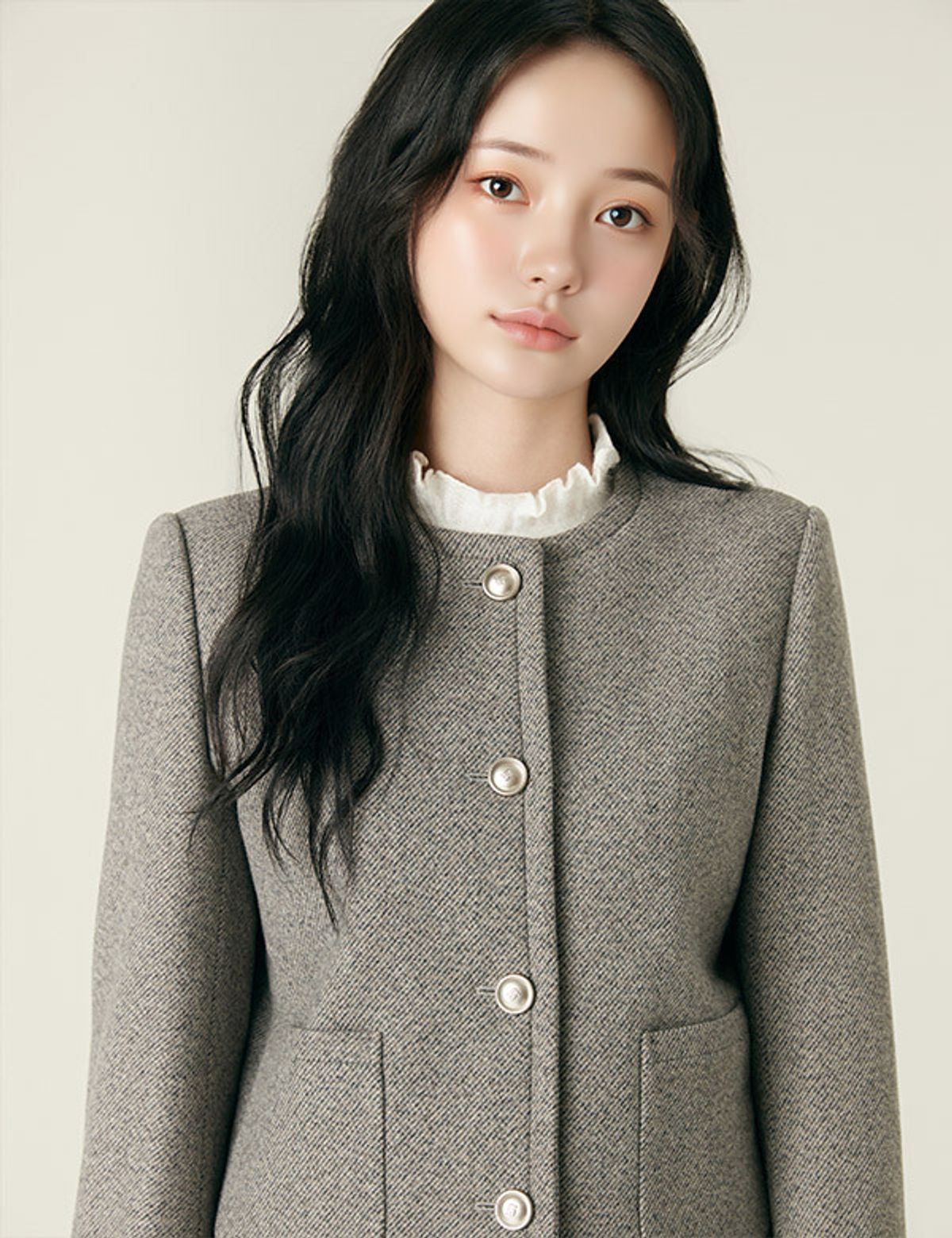 로엠(ROEM) 올데이자켓 칼라리스 울 자켓_RMJKF4VR51