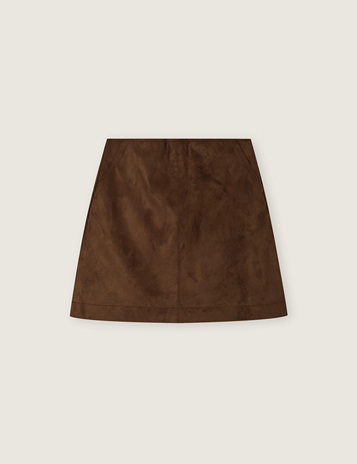 로엠(ROEM) 페이크 레더 미니 스커트_RMWHF4TR22