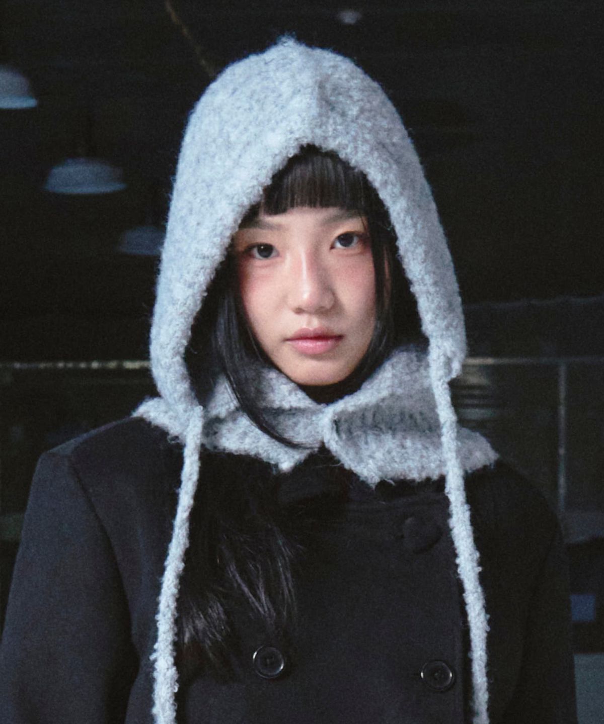 로긴 앤 로지(ROGIN N ROSIE) RnR Teddy Button Balaclava Gray