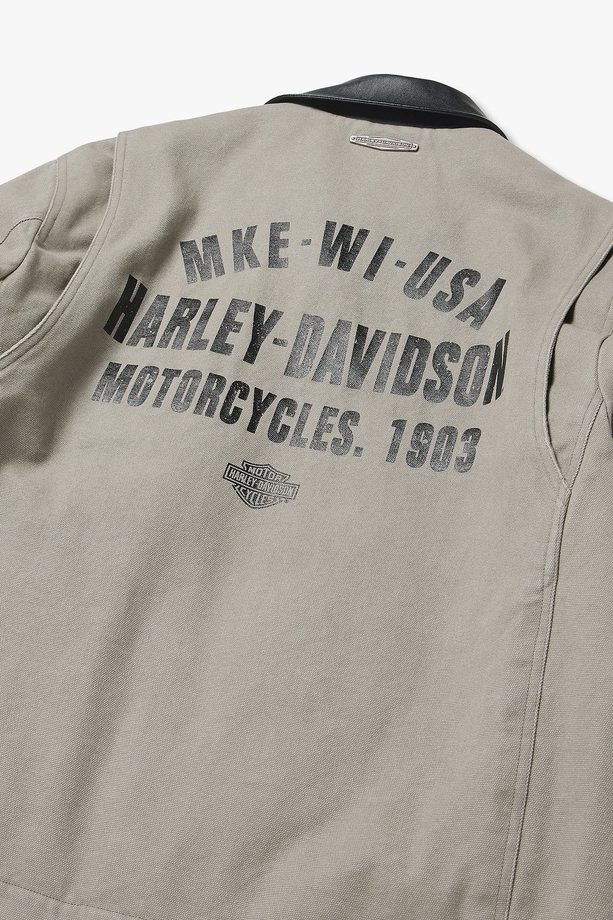 할리데이비슨 컬렉션스®(HARLEY-DAVIDSON COLLECTIONS®) 옥스포드 워크자켓_그레이 HH15303006