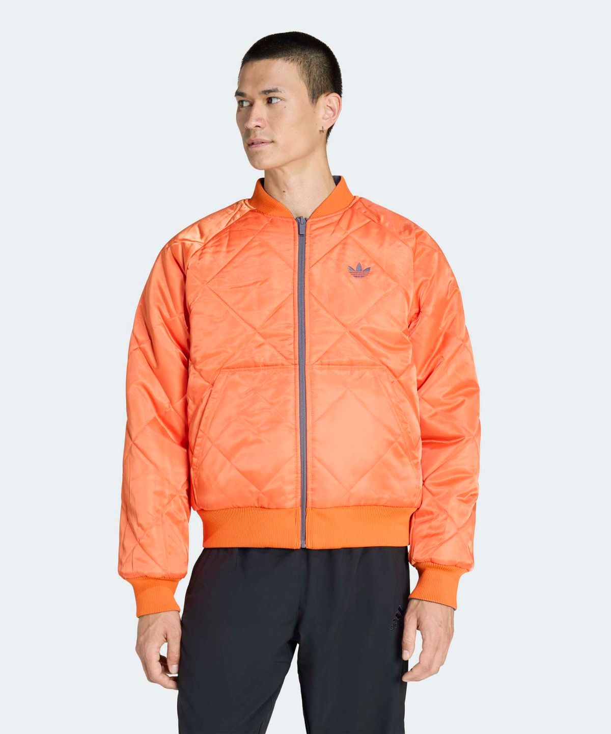 아디다스(ADIDAS) 리버서블 슈퍼스타 봄버 재킷 - 그레이 / KR7618