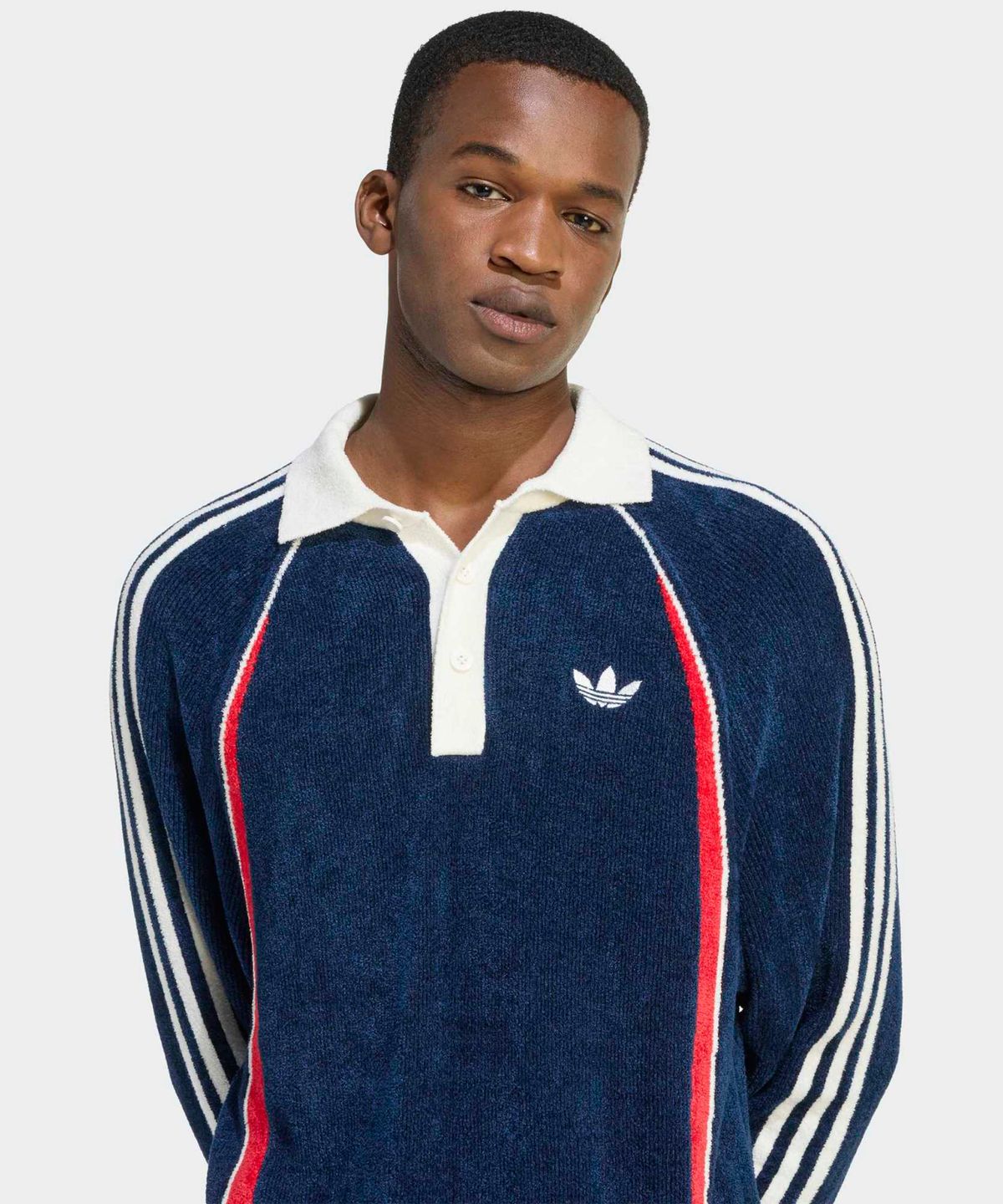 아디다스(ADIDAS) 레트로 리믹스 팀가이스트 폴로 - 네이비 / KR7657
