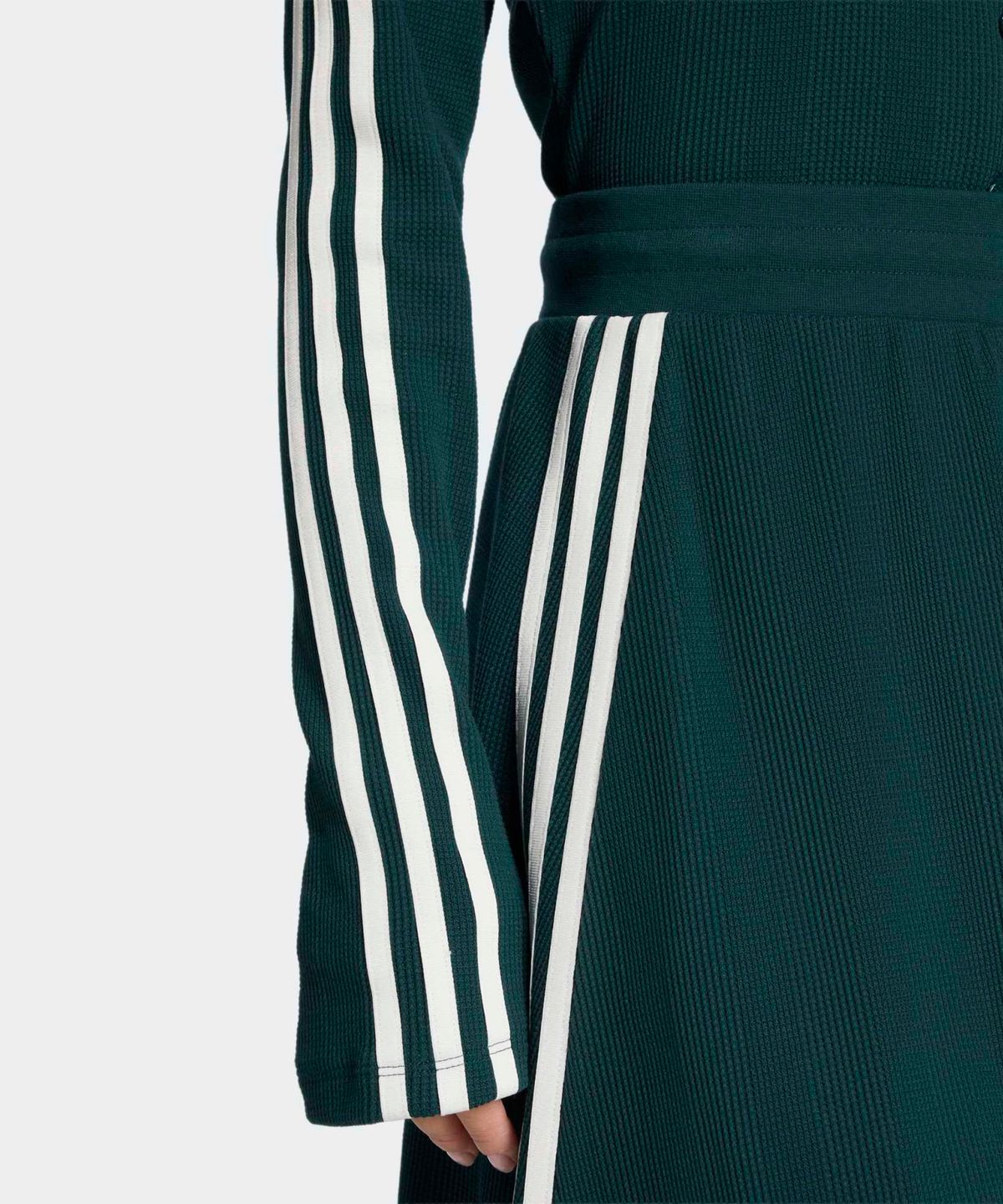 아디다스(ADIDAS) 와플 비대칭 스커트 - 그린 / KS7781