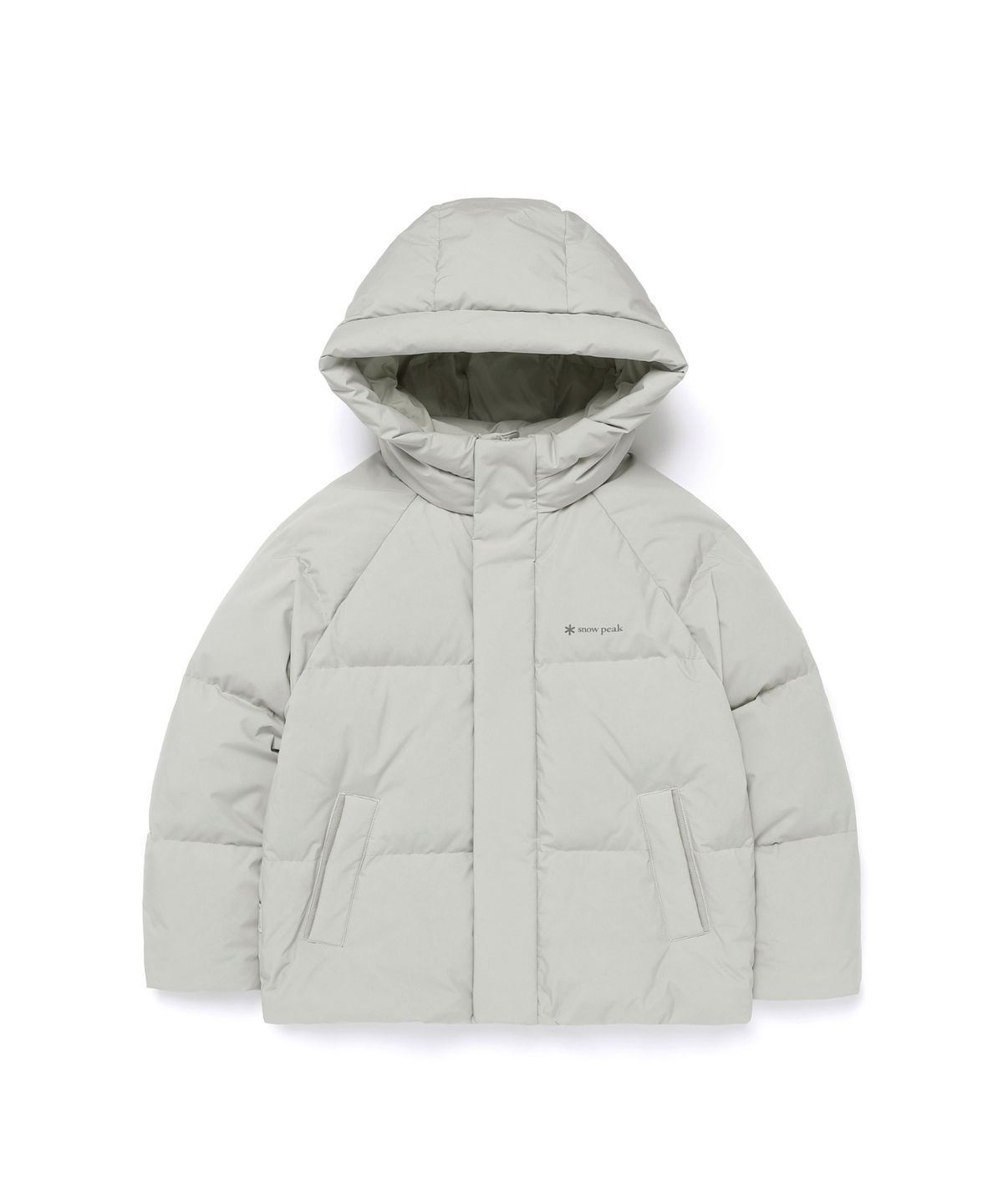 스노우피크 어패럴 키즈(SNOWPEAK APPAREL KIDS) 키즈 티타닉 후드 헤비 다운 자켓 (S25WKFDJ84) Mint Khaki