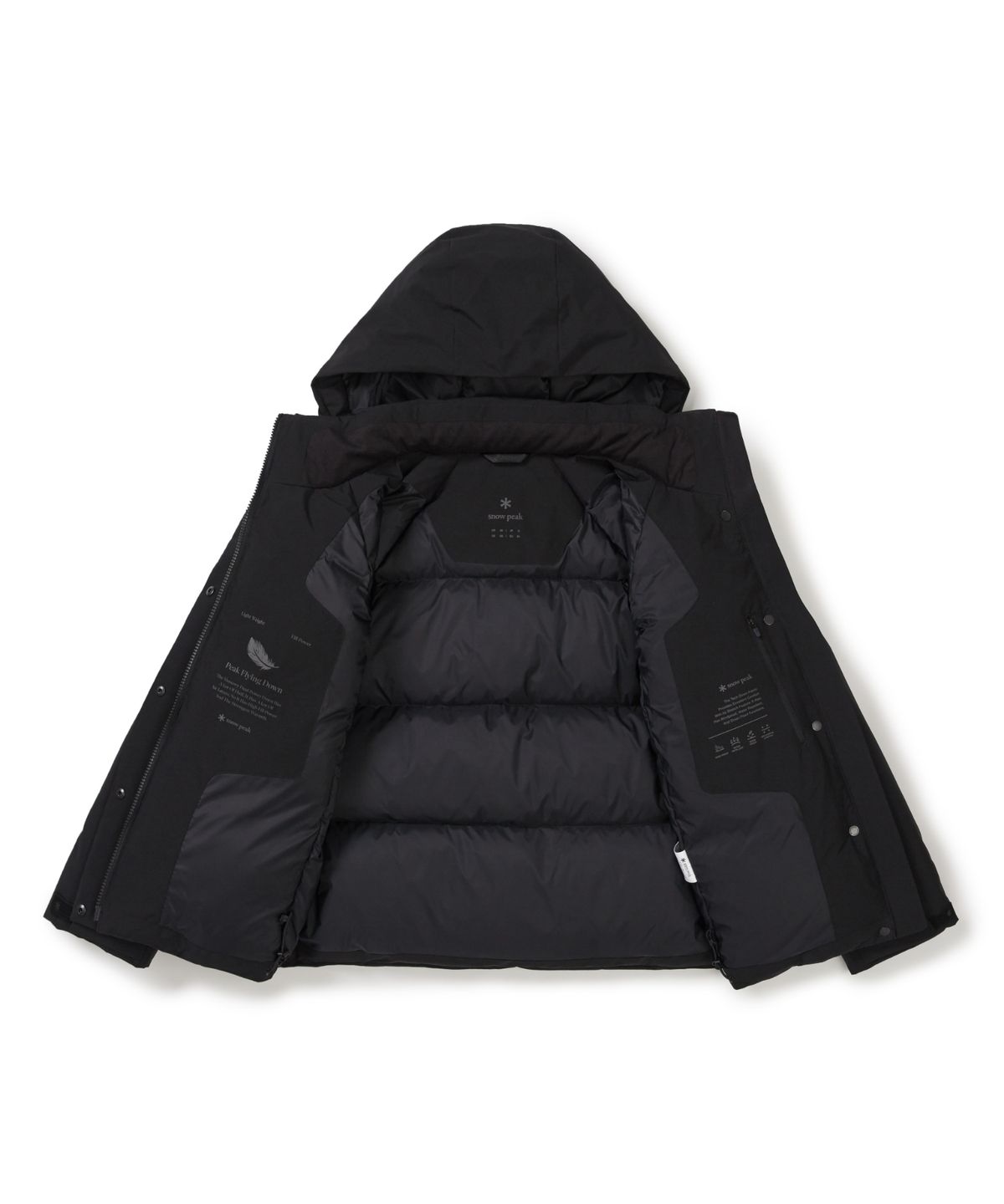 스노우피크 어패럴(SNOWPEAK APPAREL) 2L 티타닉 여성 후드 헤비 다운 자켓 (S25WWTDJ31) Black