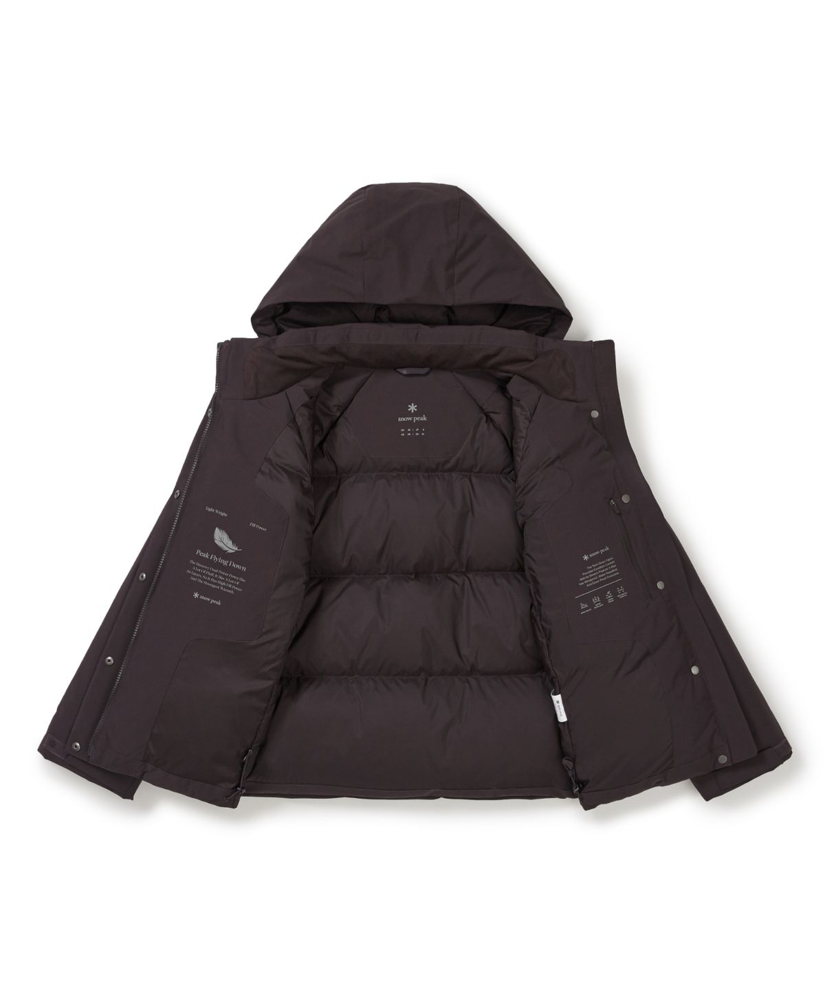 스노우피크 어패럴(SNOWPEAK APPAREL) 2L 티타닉 여성 후드 헤비 다운 자켓 (S25WWTDJ31) Kohl Burgundy