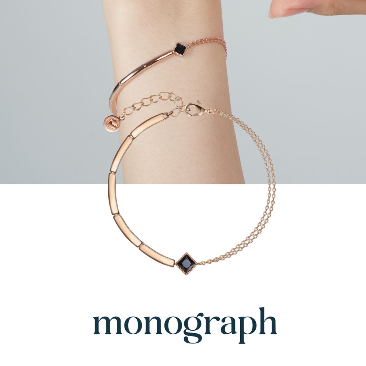 모노그래프(MONOGRAPH) 어반스톤 팔찌 MGAR0001 14K Gold Plated