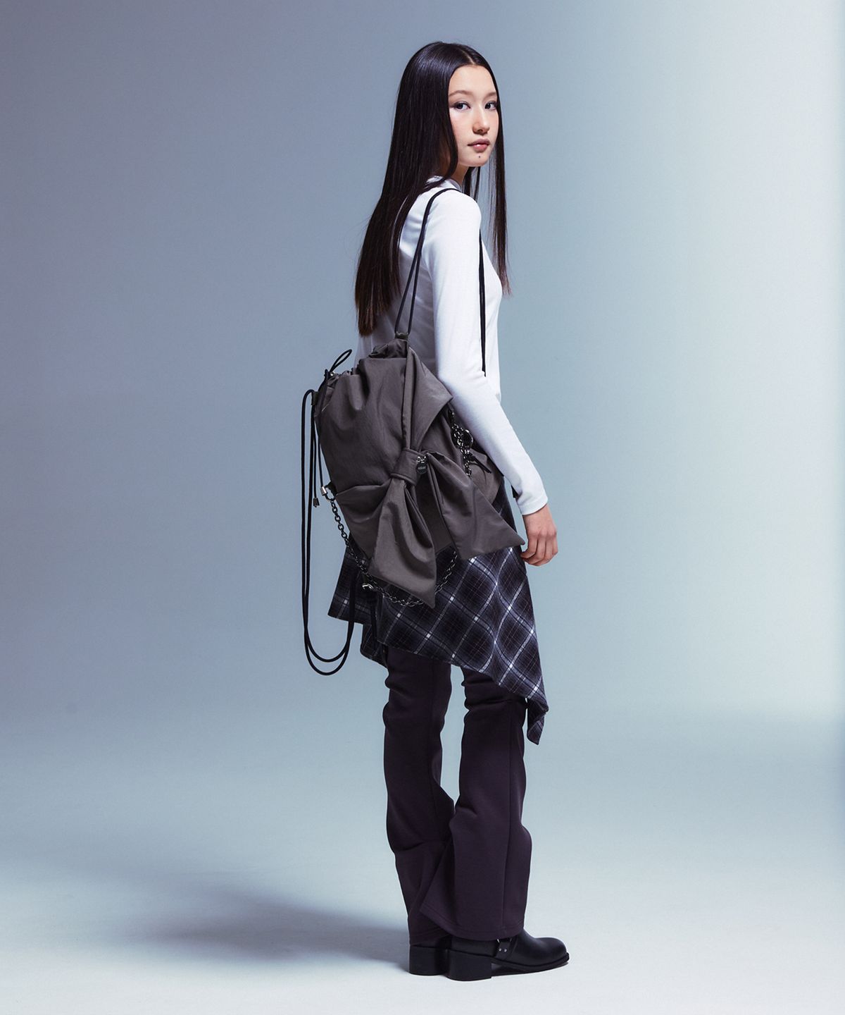 어세이(ASSAY) Ribbon 2way bag _ Nylon khaki