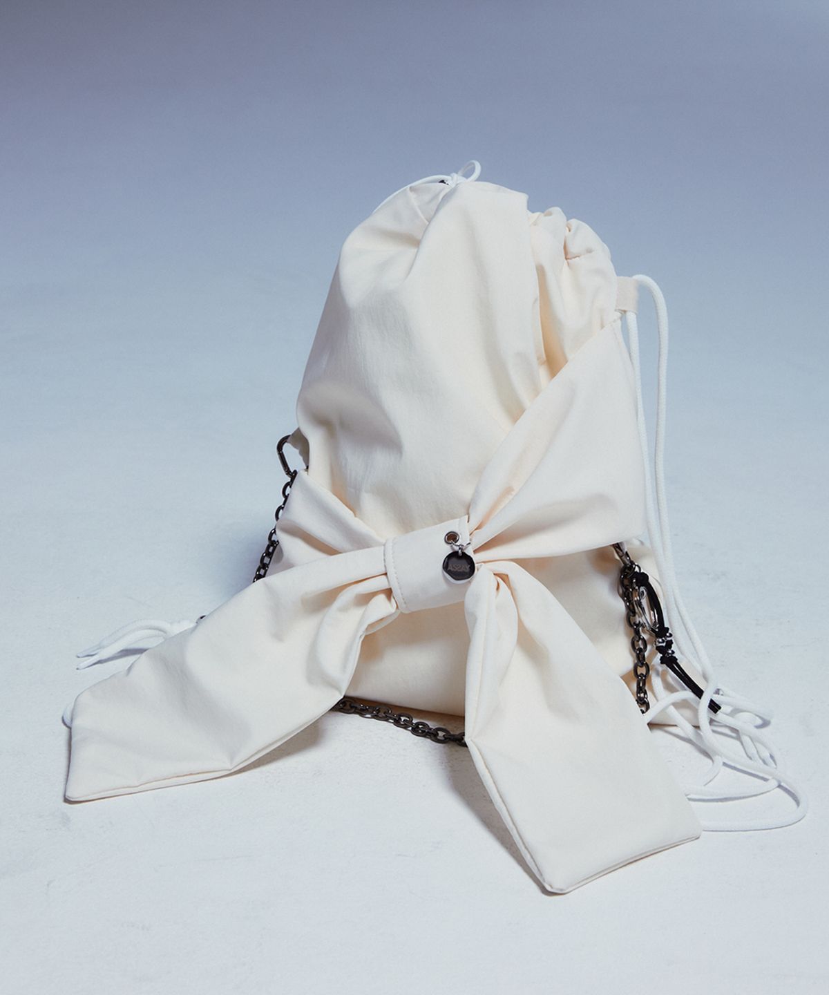 어세이(ASSAY) Ribbon 2way bag _ Nylon cream