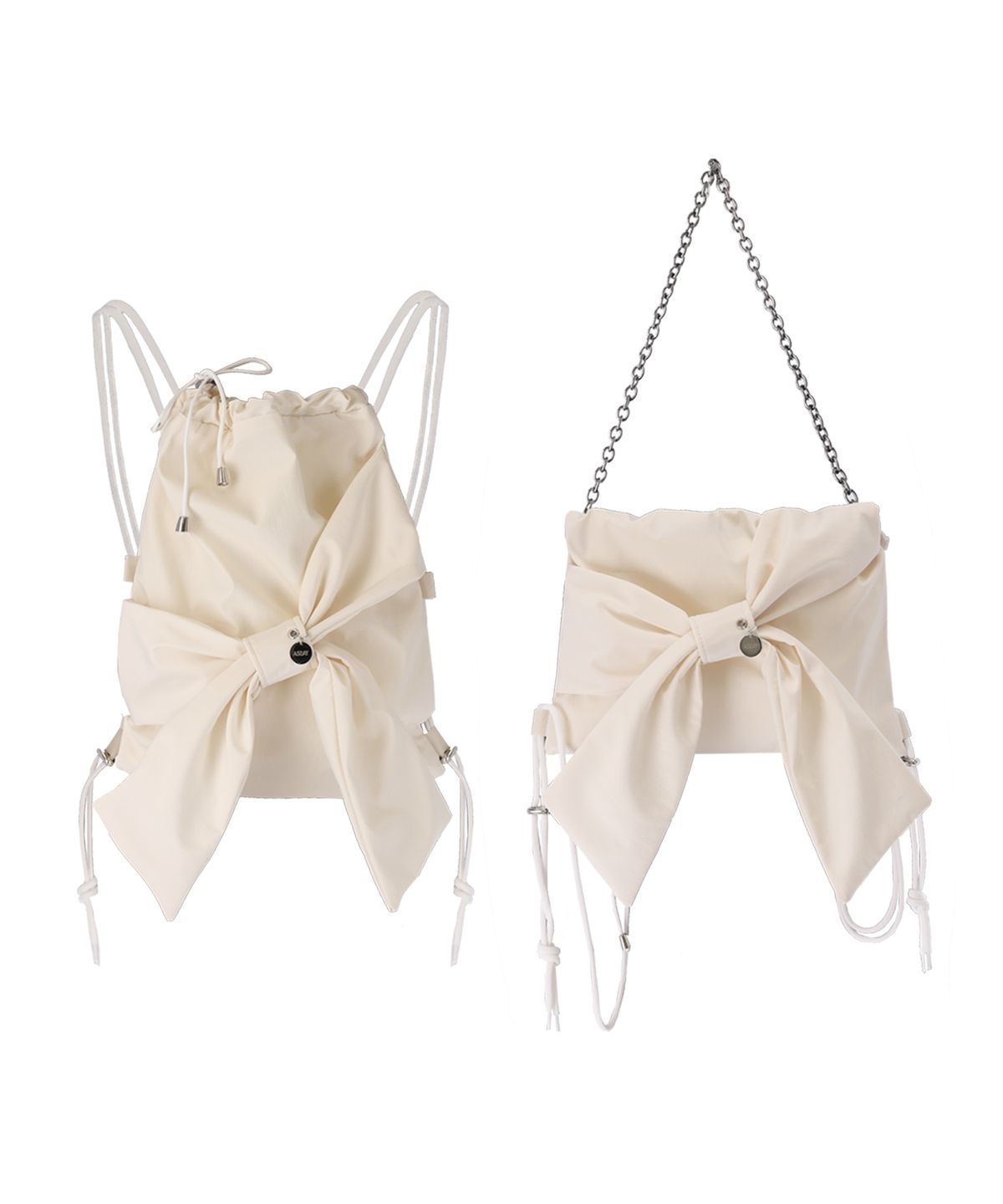 어세이(ASSAY) Ribbon 2way bag _ Nylon cream