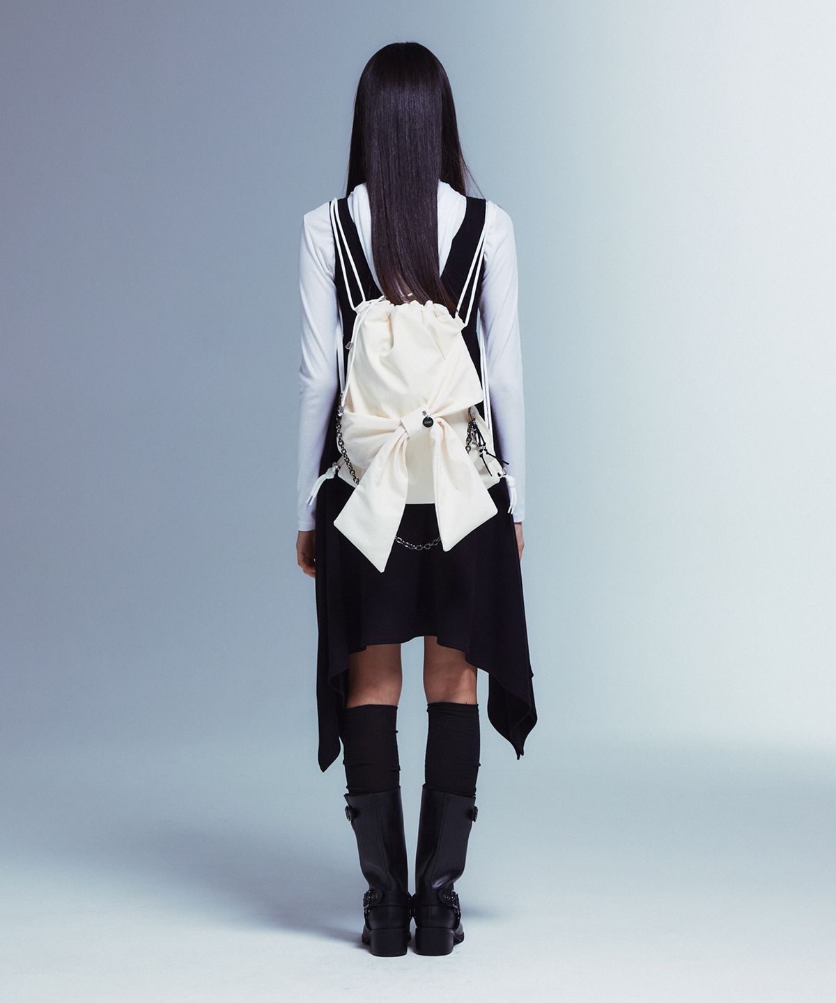 어세이(ASSAY) Ribbon 2way bag _ Nylon cream