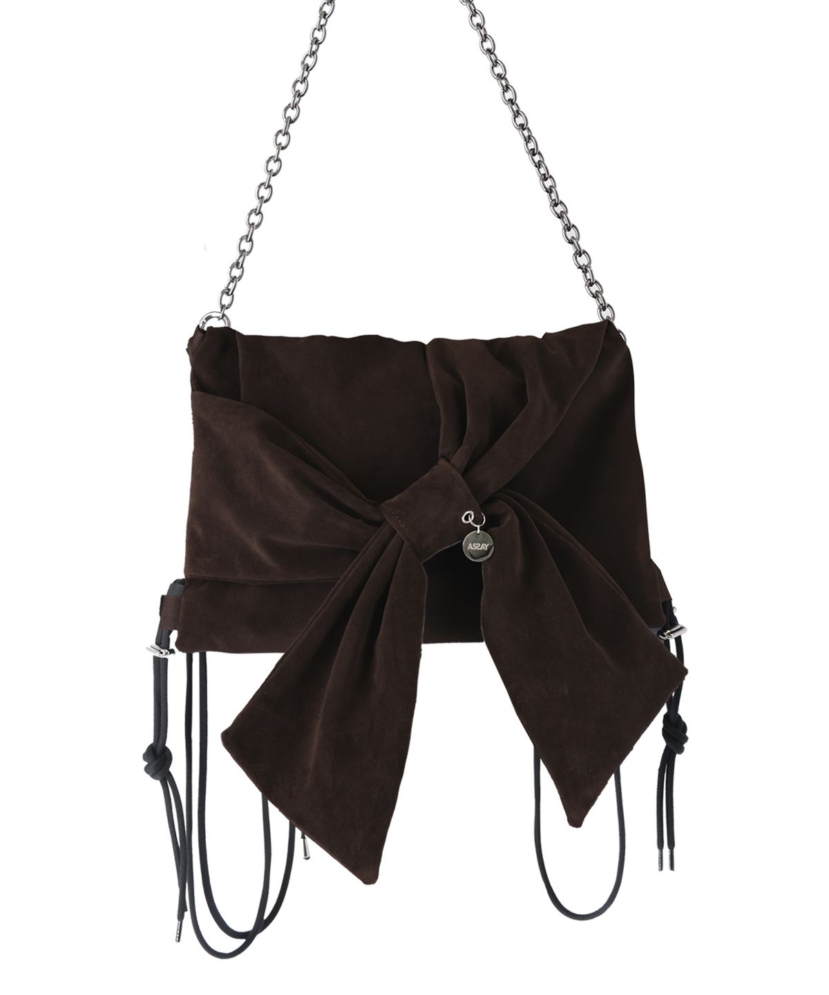 아쎄이(ASSAY) Ribbon 2way bag _ Suede brown