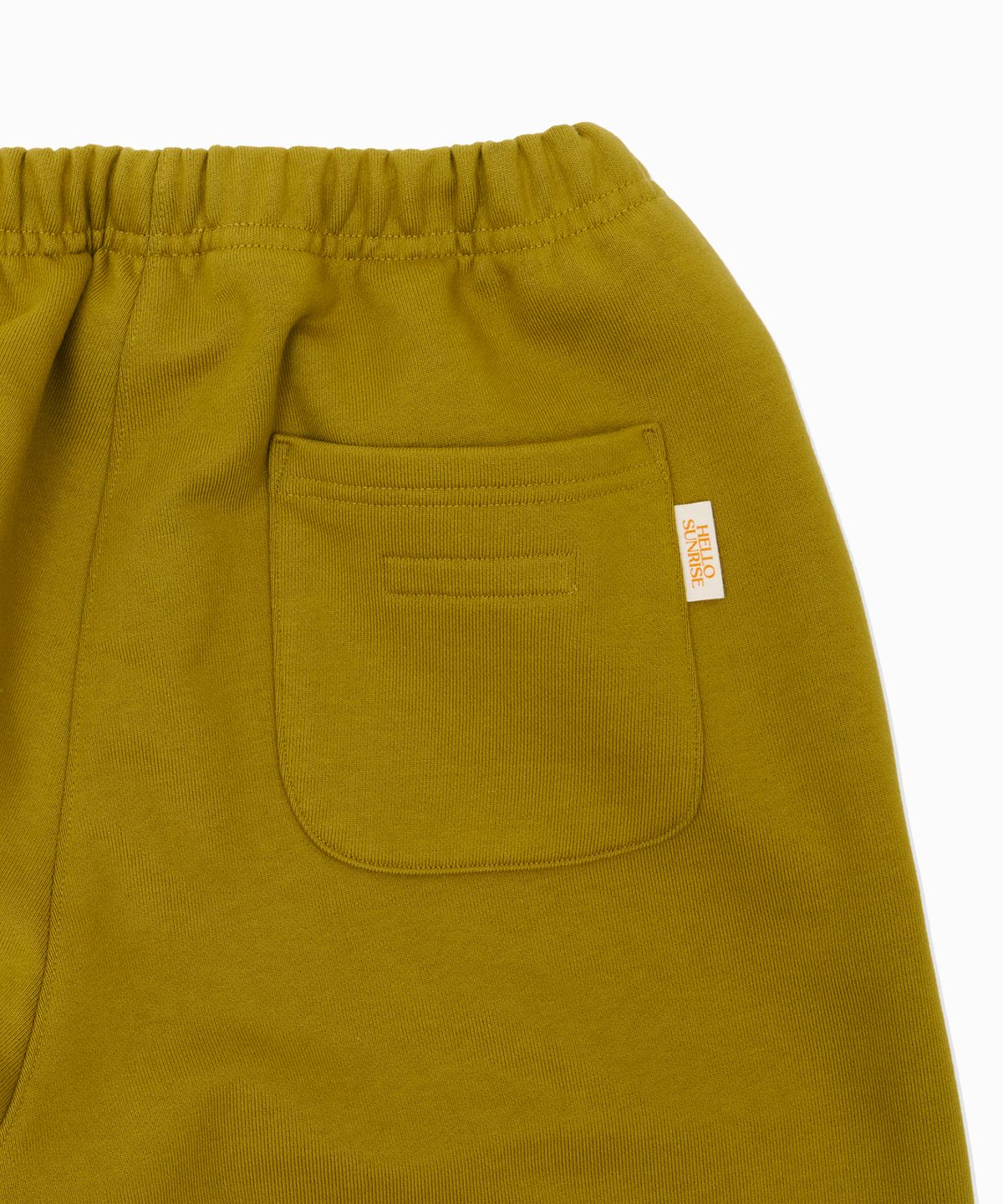 헬로 선라이즈(HELLO SUNRISE) HS Logo Wide Sweatpants_Olive