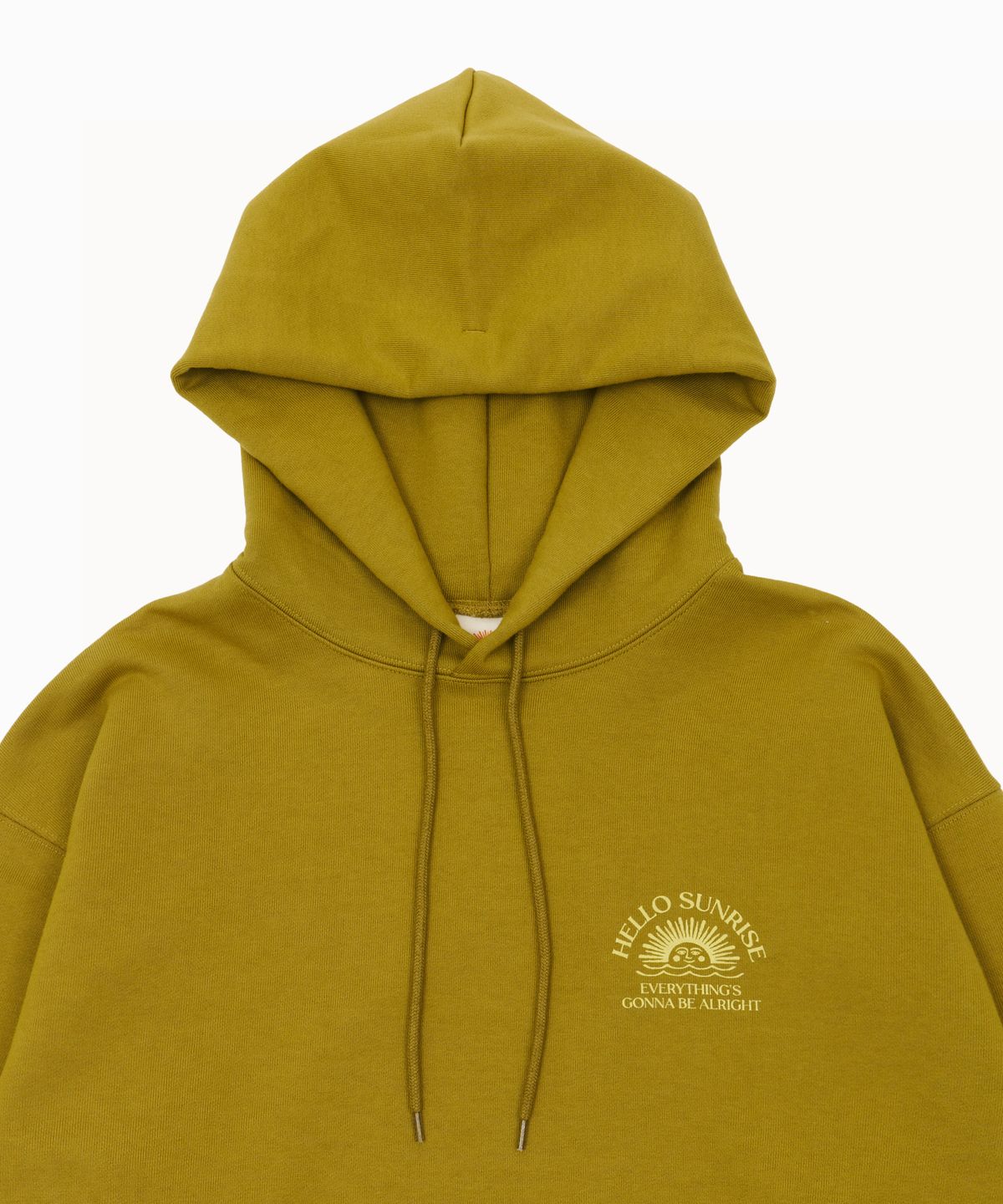 헬로 선라이즈(HELLO SUNRISE) HS Logo Hoodie_Olive