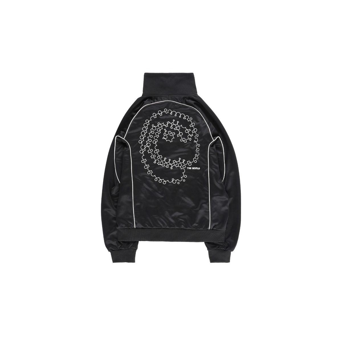 더왈드(THEWARLD) AAS LOGO TRACK ZIP UP JACKET BLACK