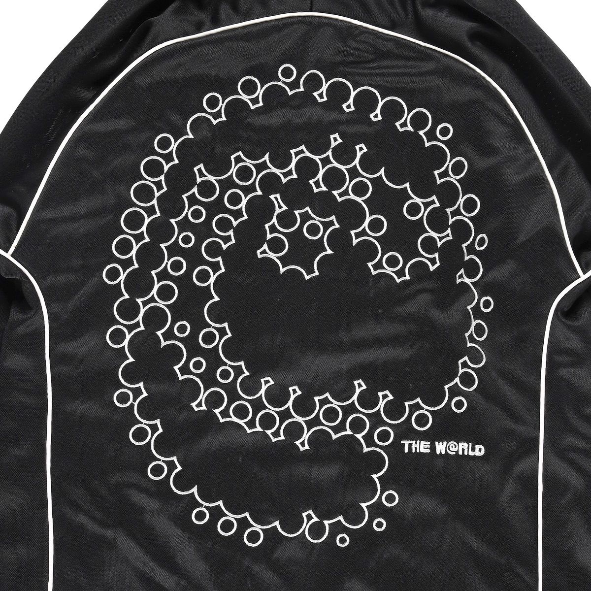 더왈드(THEWARLD) AAS LOGO TRACK ZIP UP JACKET BLACK