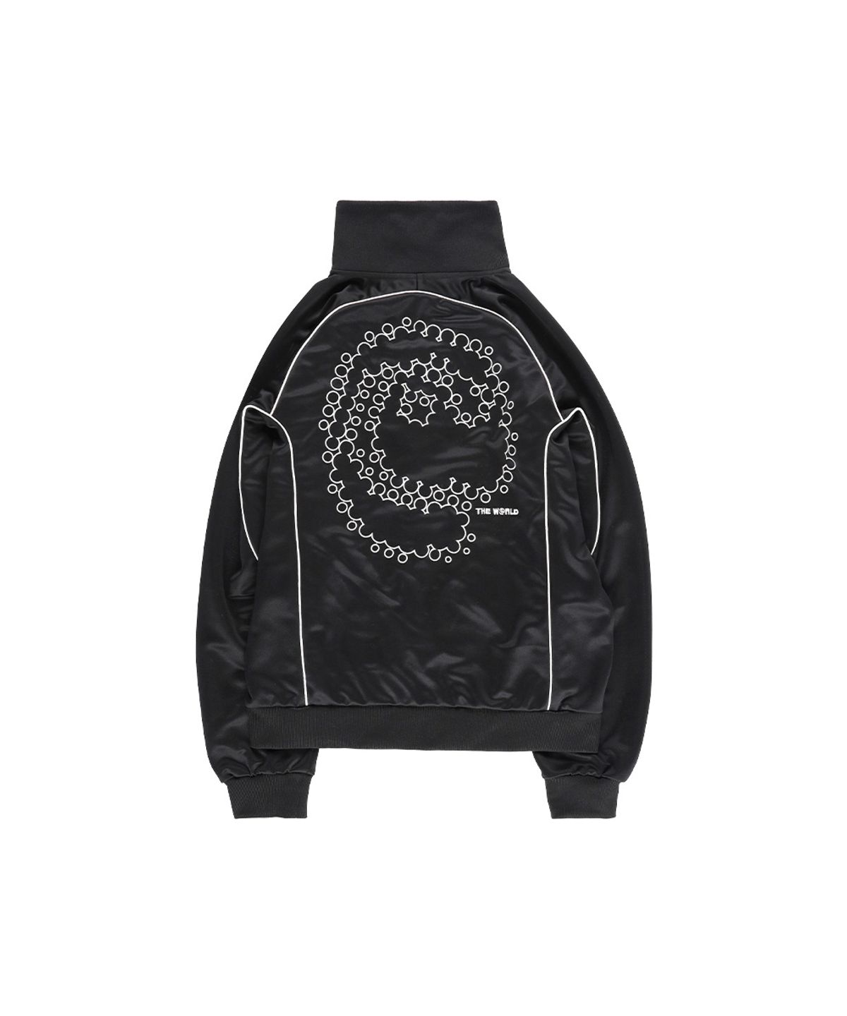 더왈드(THEWARLD) AAS LOGO TRACK ZIP UP JACKET BLACK