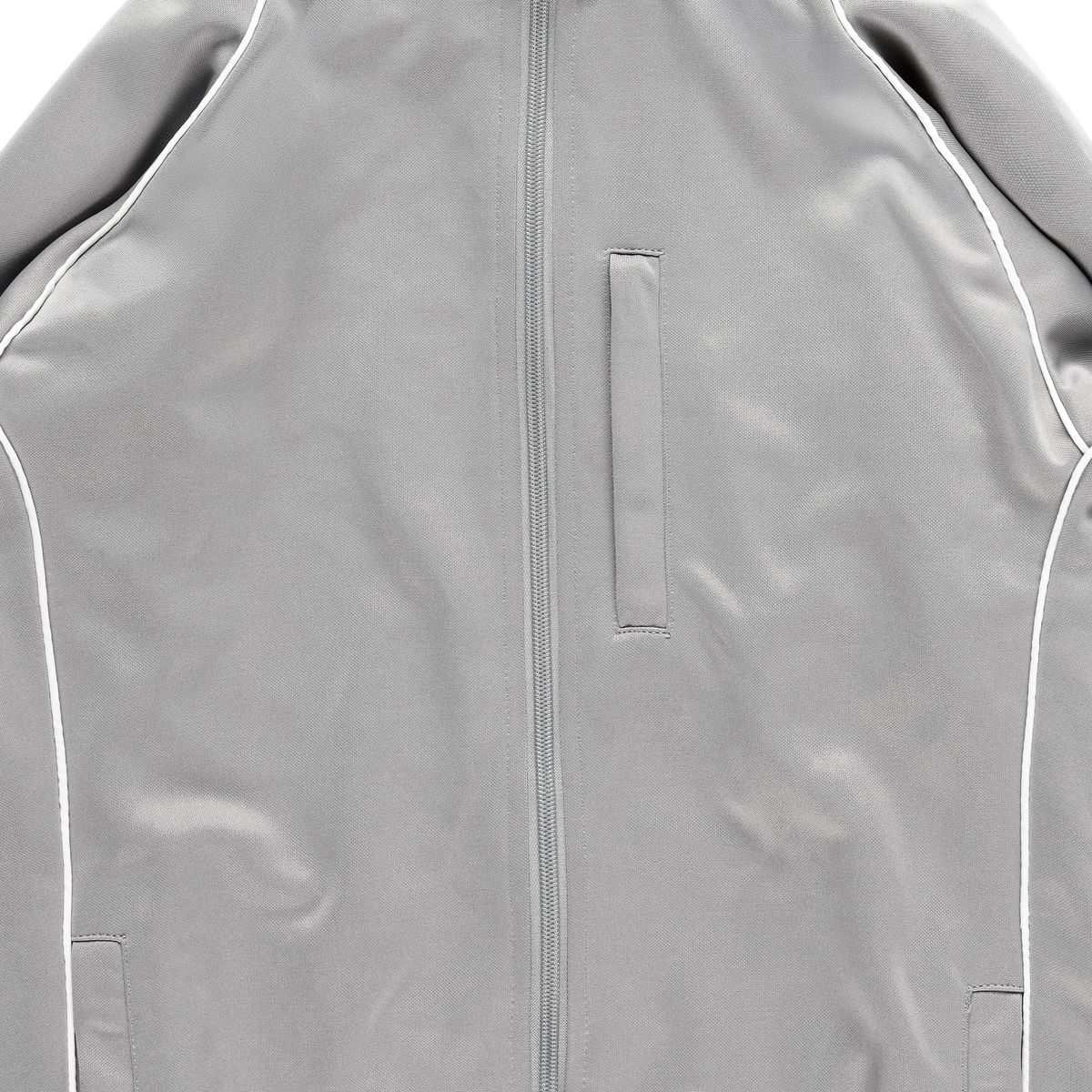 더왈드(THEWARLD) AAS LOGO TRACK ZIP UP JACKET CHACOAL
