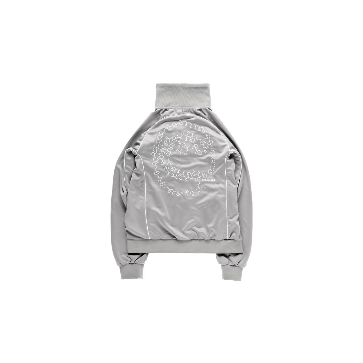 더왈드(THEWARLD) AAS LOGO TRACK ZIP UP JACKET CHACOAL