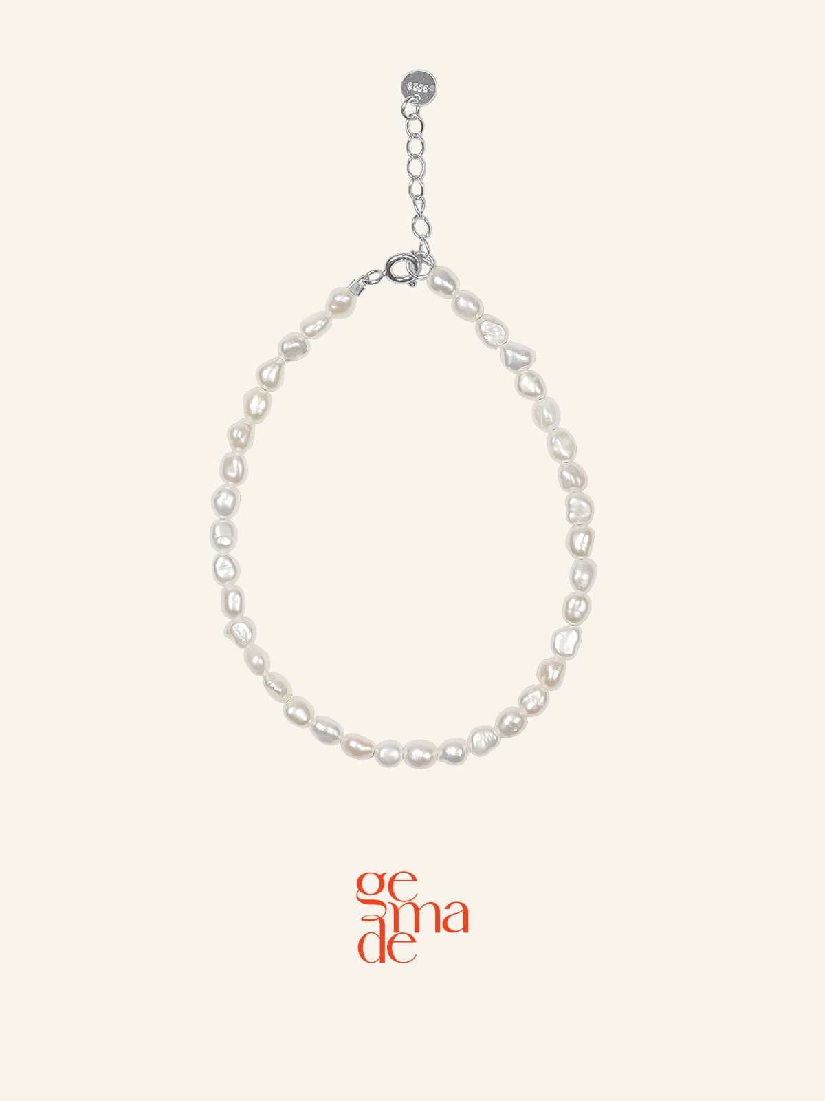 제마드(GEMADE) Cream pearl bracelet #B030