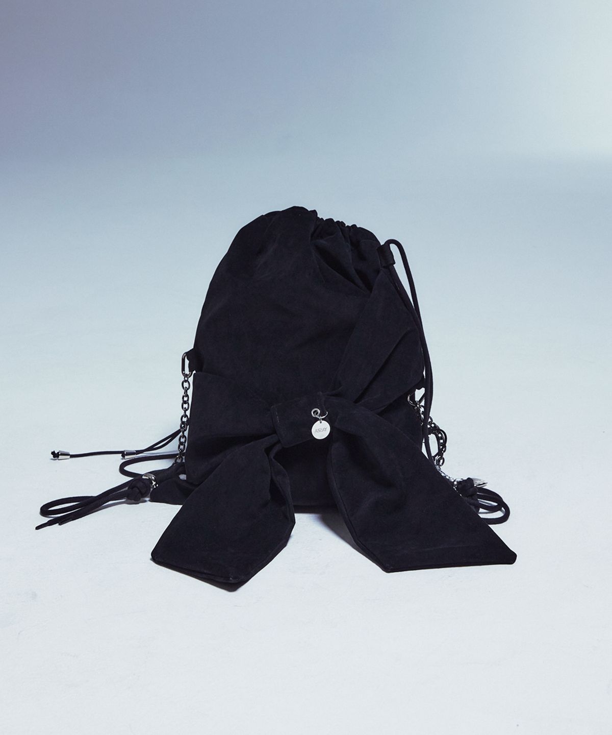 아쎄이(ASSAY) Ribbon 2way bag _ Suede black
