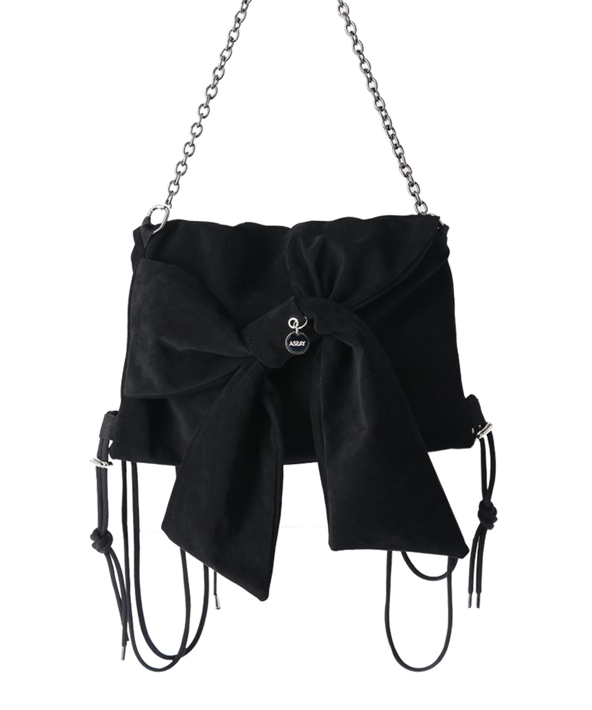 아쎄이(ASSAY) Ribbon 2way bag _ Suede black