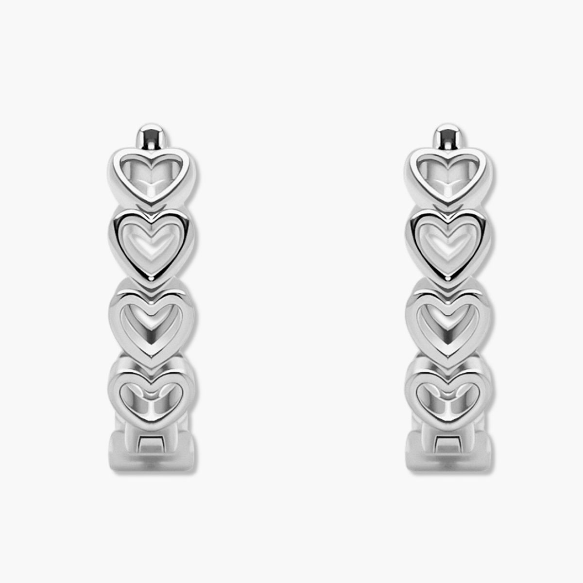 모노그래프(MONOGRAPH) 티나 귀걸이 실버 925 MGERS239 Rhodium Plated (화이트골드)
