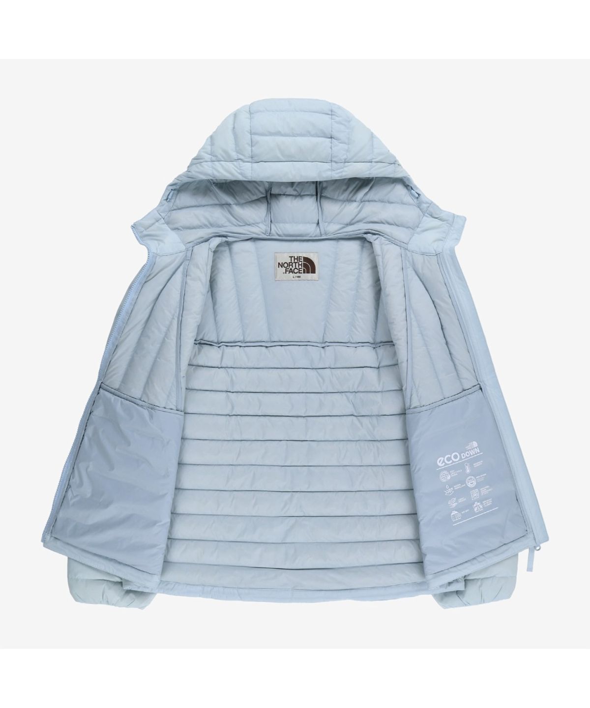 노스페이스(THE NORTH FACE) NJ1DS01K 화이트라벨 코어라인 다운 자켓 LIGHT BLUE