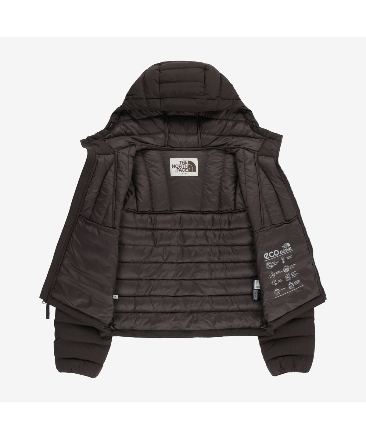 노스페이스(THE NORTH FACE) NJ1DS31L 화이트라벨 여성 코어라인 다운 자켓 COCOA BROWN