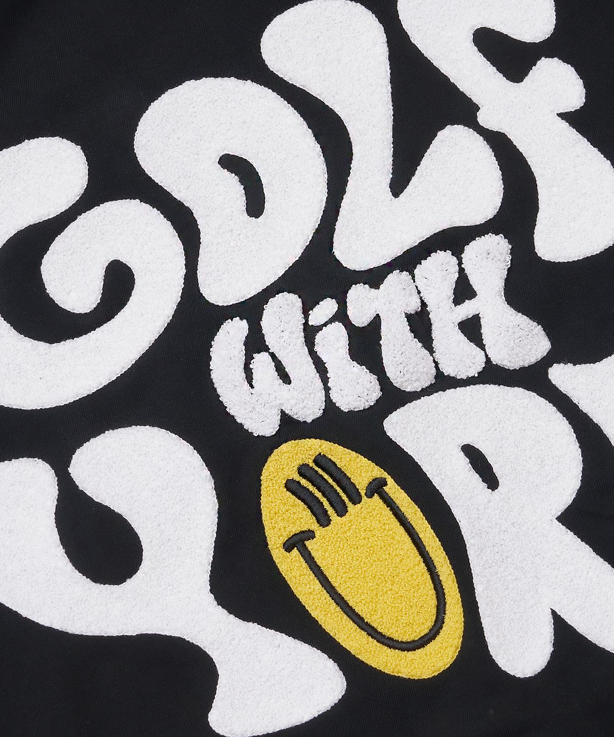 욜프(YORF) YORF HOODIE FRENCH TERRY CHILL BLACK