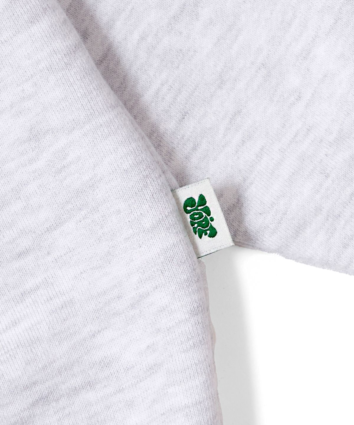 욜프(YORF) YORF HOODIE FRENCH TERRY CHILL WHITE MELANGE