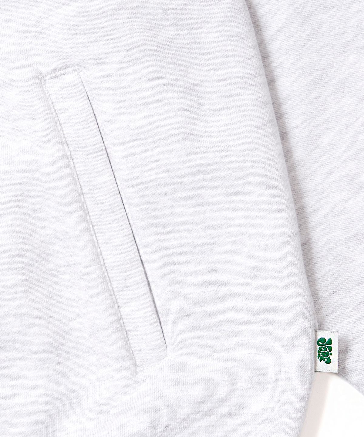 욜프(YORF) YORF HOODIE FRENCH TERRY CHILL WHITE MELANGE