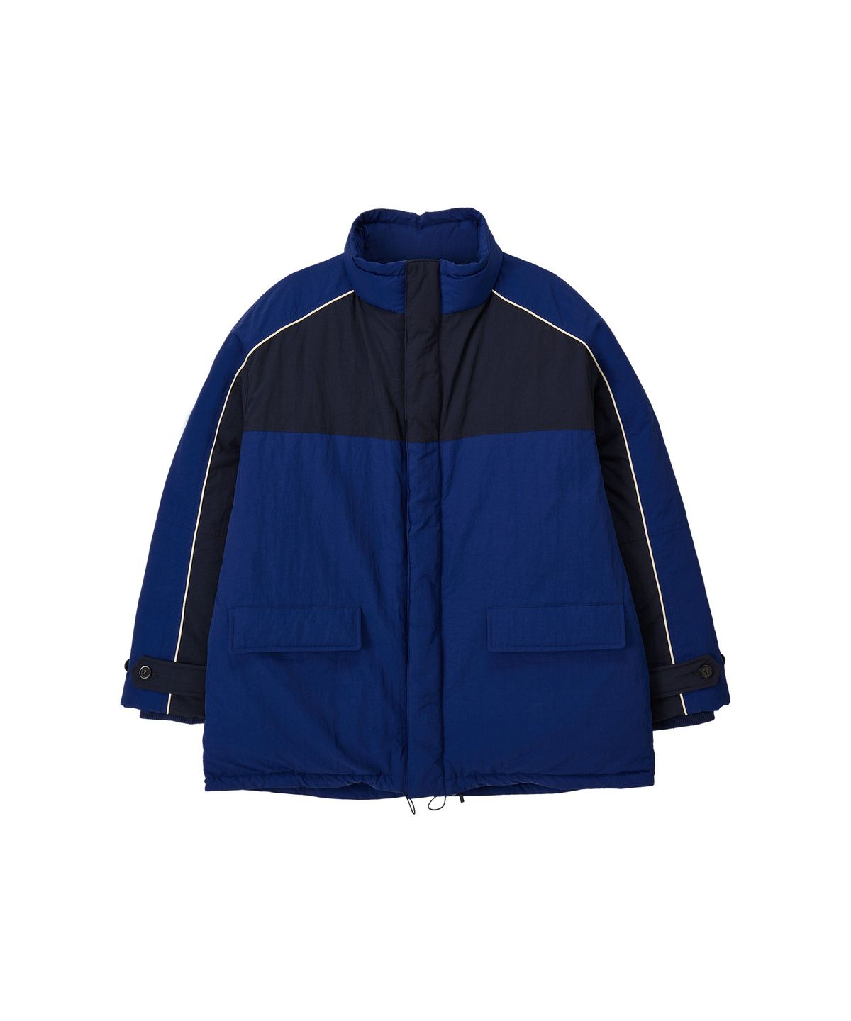 노앙(NOHANT) COLOR BLOCK PADDING JUMPER BLUE