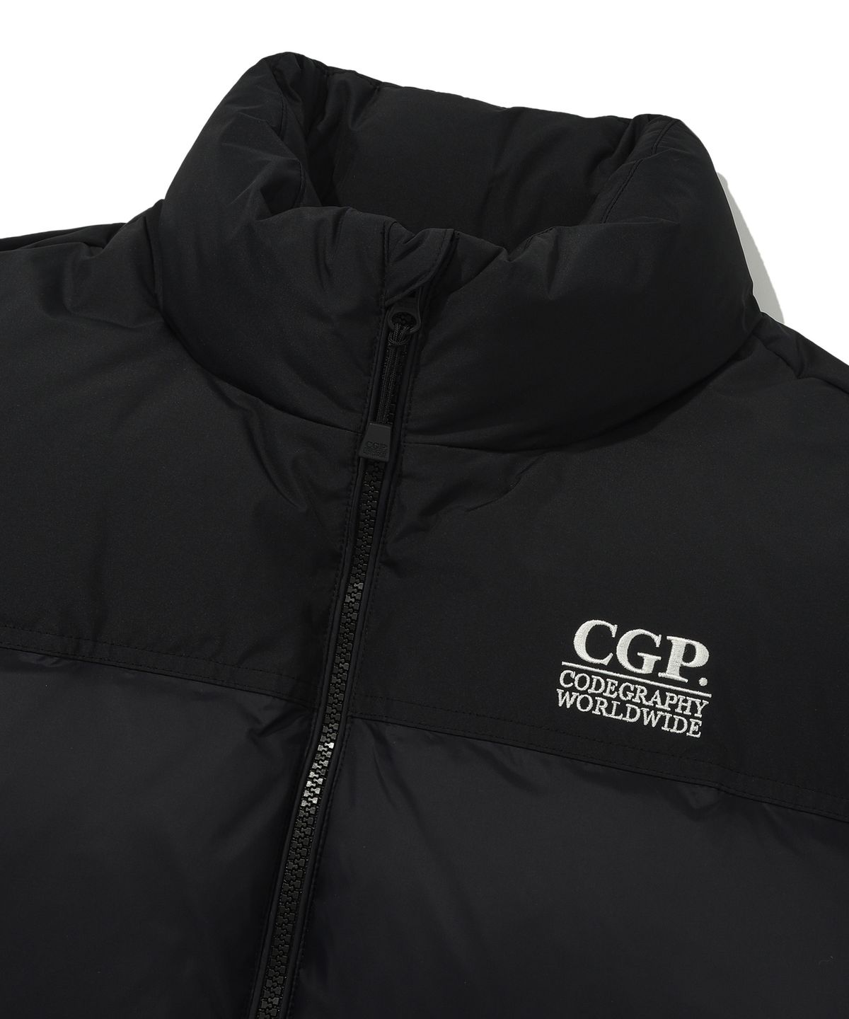 코드그라피(CGP) RDS 에센셜 숏다운 점퍼_블랙
