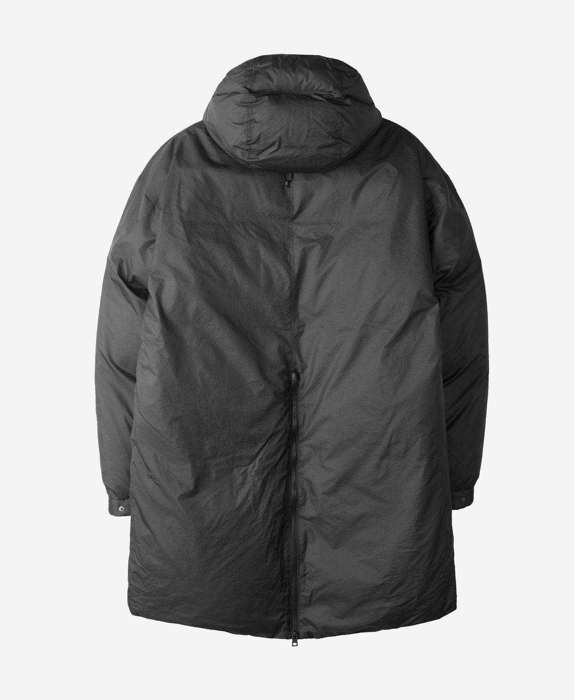 칼라파타르(KALAPATTHAR) MULTI-ZIPUP DUCK DOWN LONG PADDED JACKET - CHARCOAL