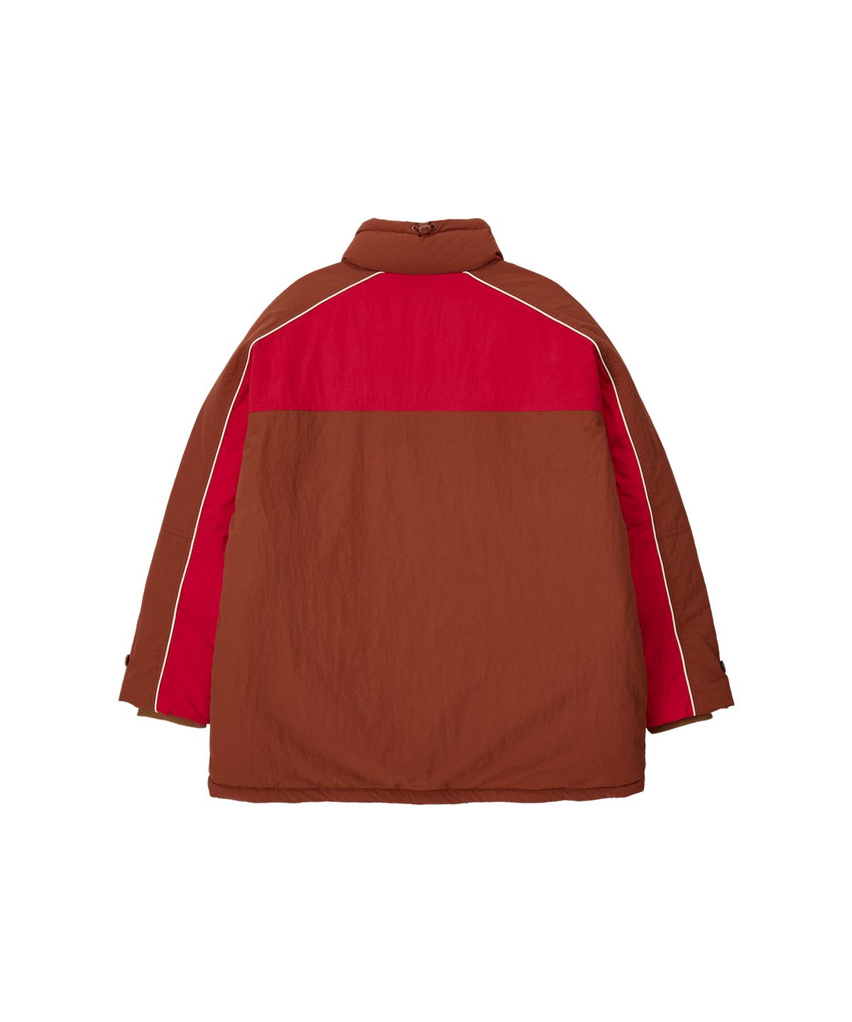 노앙(NOHANT) COLOR BLOCK PADDING JUMPER BROWN