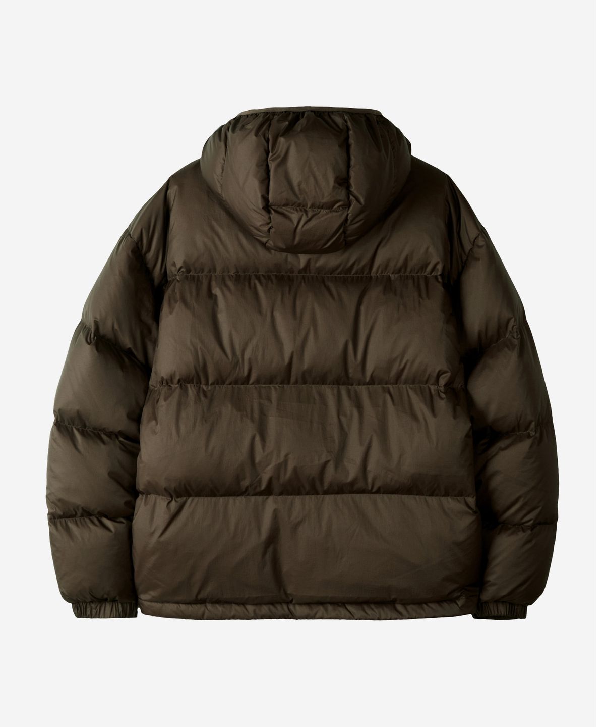 칼라파타르(KALAPATTHAR) POCKET LOGO DUCK DOWN SHORT PADDED JACKET - BROWN