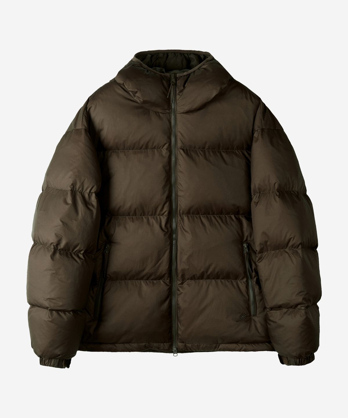 칼라파타르(KALAPATTHAR) POCKET LOGO DUCK DOWN SHORT PADDED JACKET - BROWN