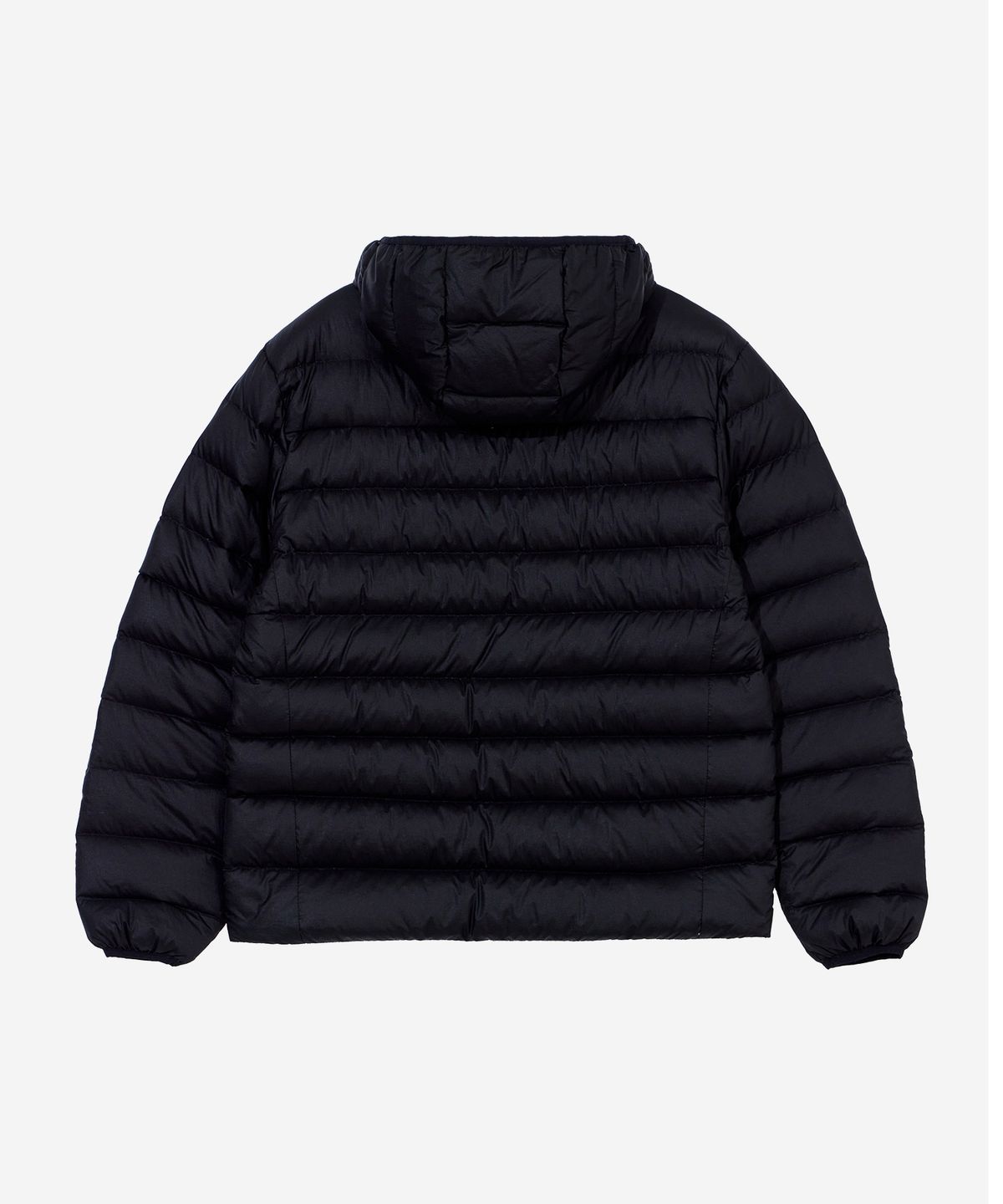 칼라파타르(KALAPATTHAR) BACK LOGO DUCK DOWN LIGHTWEIGHT PADDED JACKET -BLACK