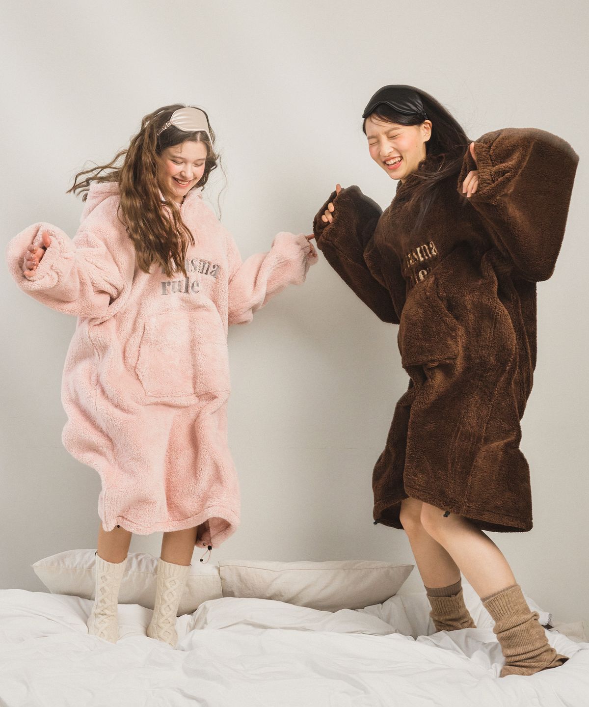 마스마룰즈(MASMARULEZ) Cozy bear fleece warm hoodie_5 Colors
