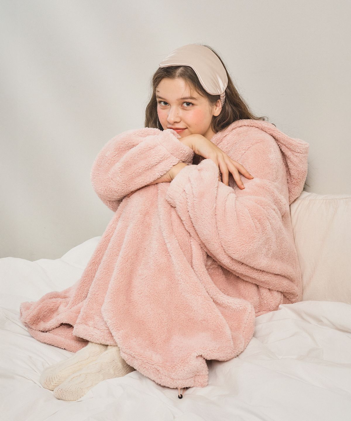 마스마룰즈(MASMARULEZ) Cozy bear fleece warm hoodie_5 Colors