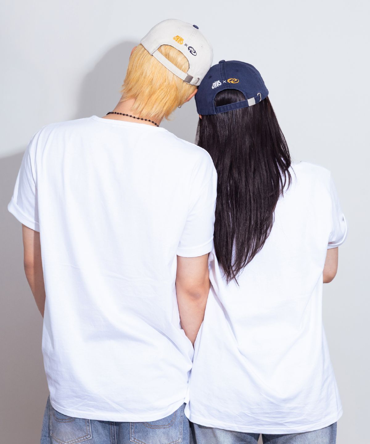 피마다지윈(PIMADAZIWIN) BBI Collabo Applique Camp Cap [Ivory/Navy]