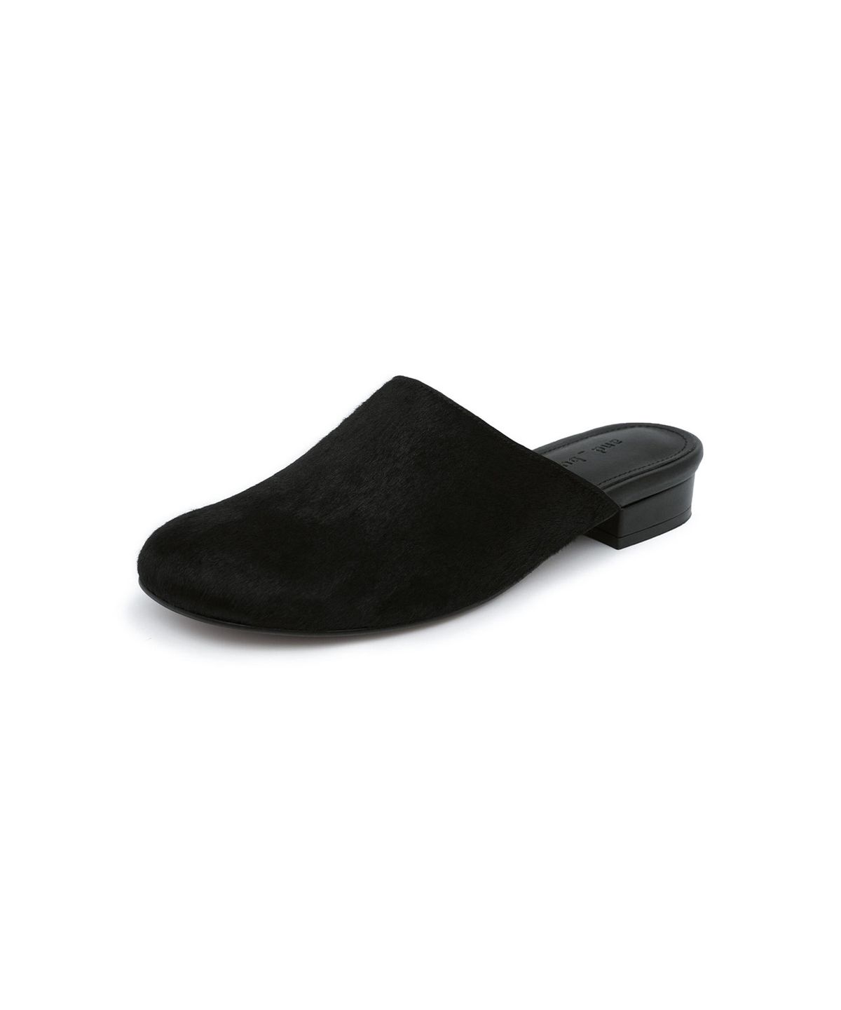 앤버터럼(ANDBUTTERUM) Cuddly_Mule_Black fur(BF5CPU01BH)