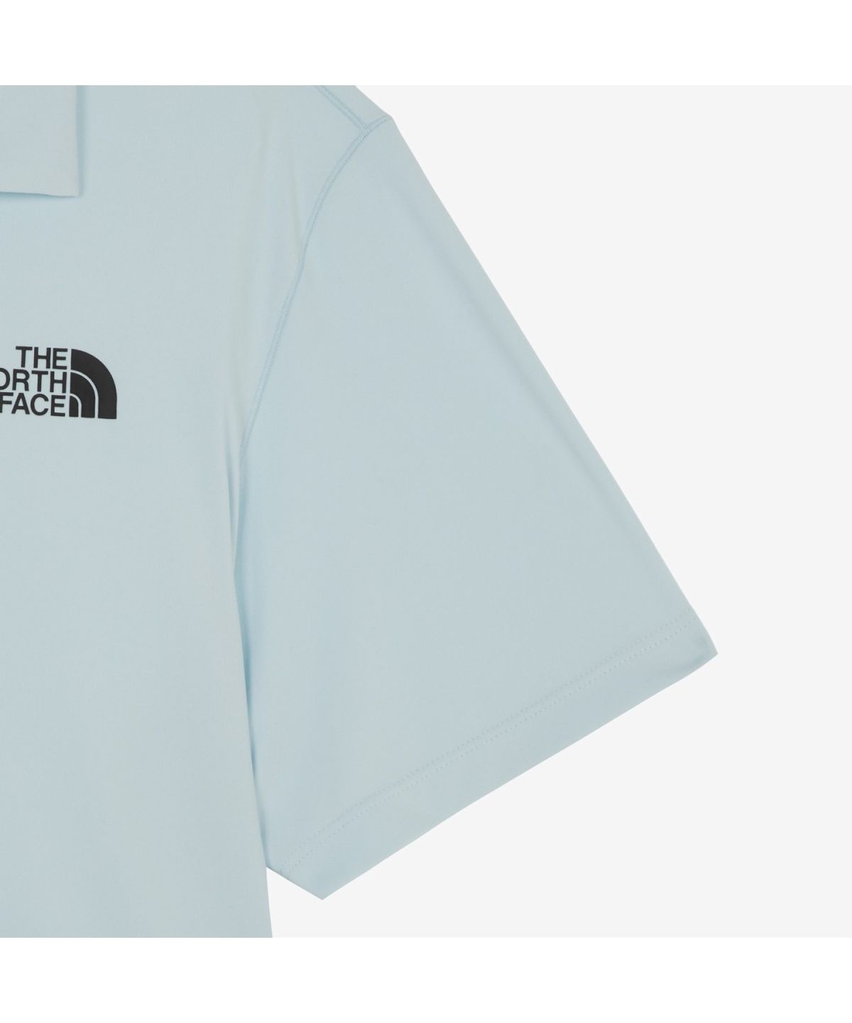 노스페이스(THE NORTH FACE) NT7PS10C 남성 리커버리 반팔 폴로 LIGHT BLUE