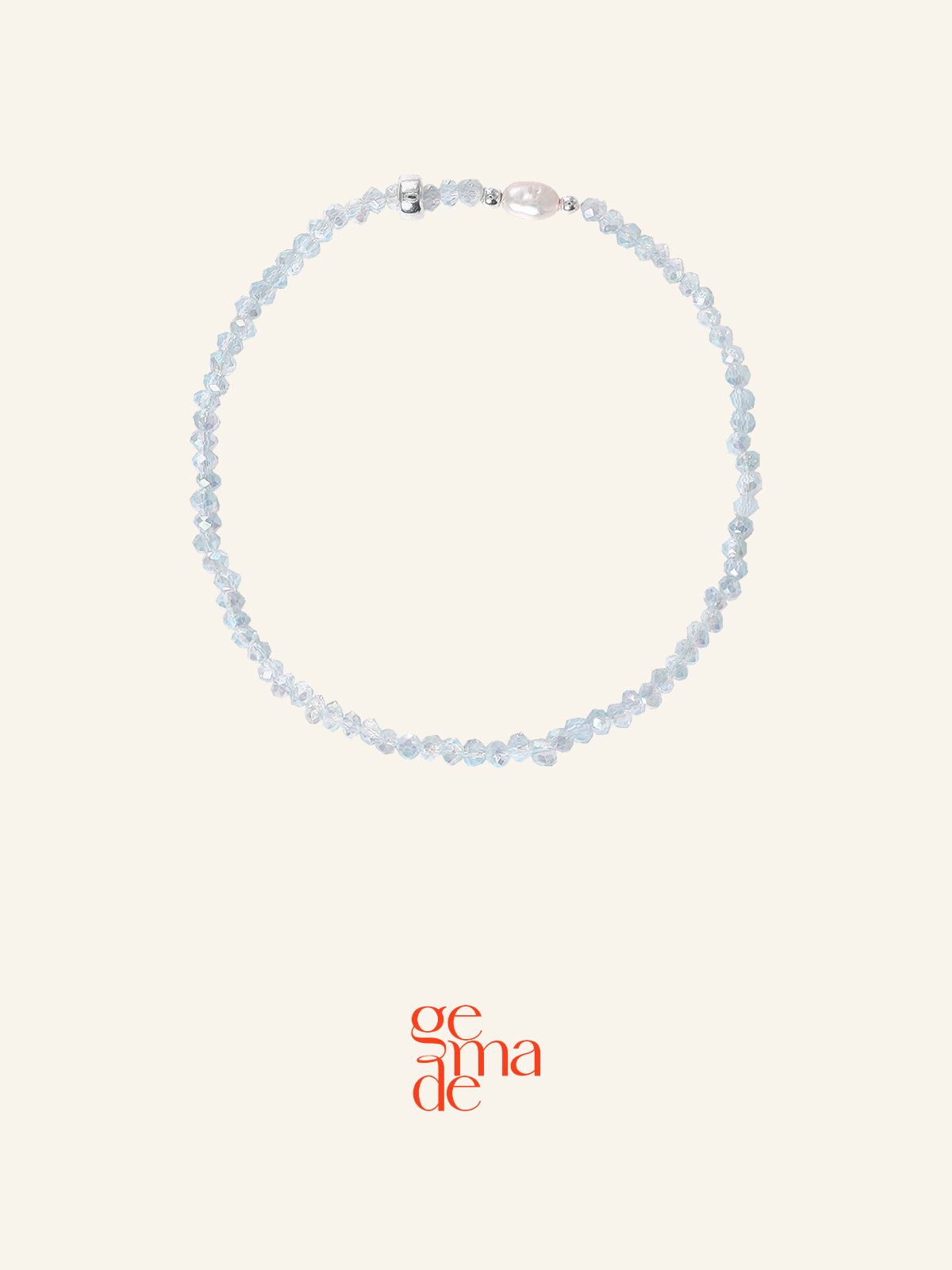 제마드(GEMADE) Ripple silver bracelet #B051