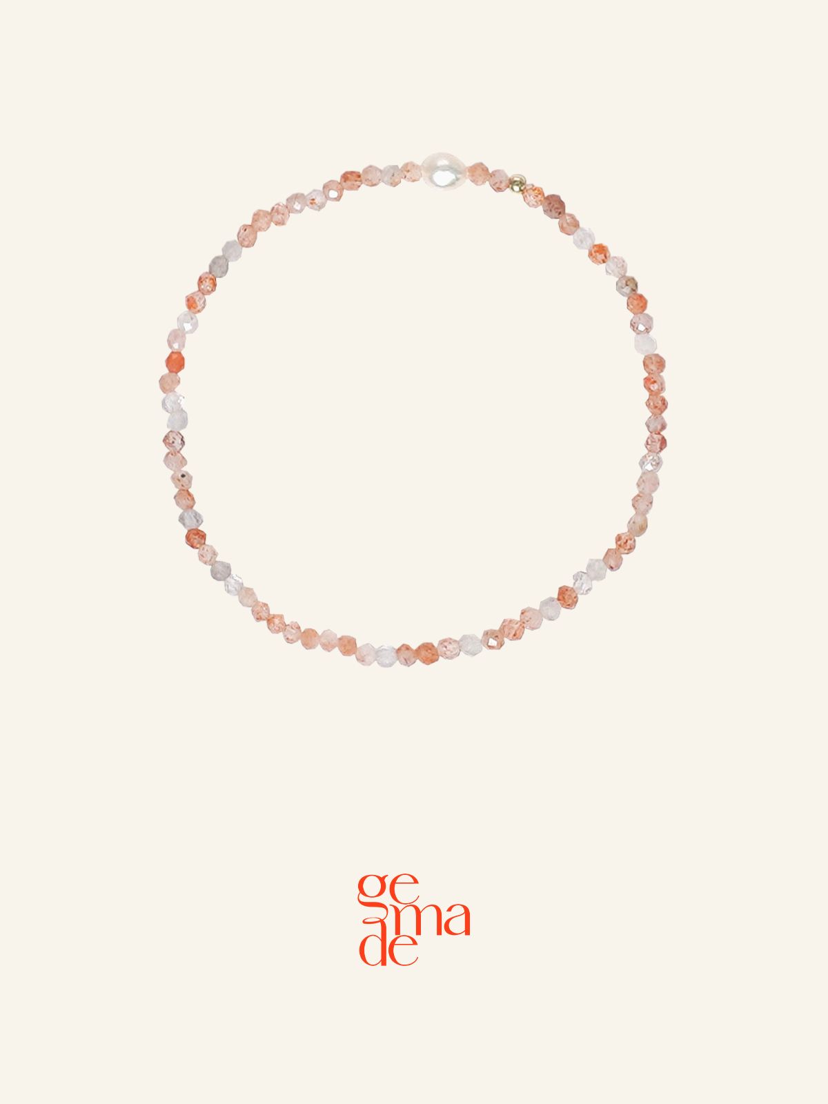 제마드(GEMADE) Sunstone gold bracelet #B054